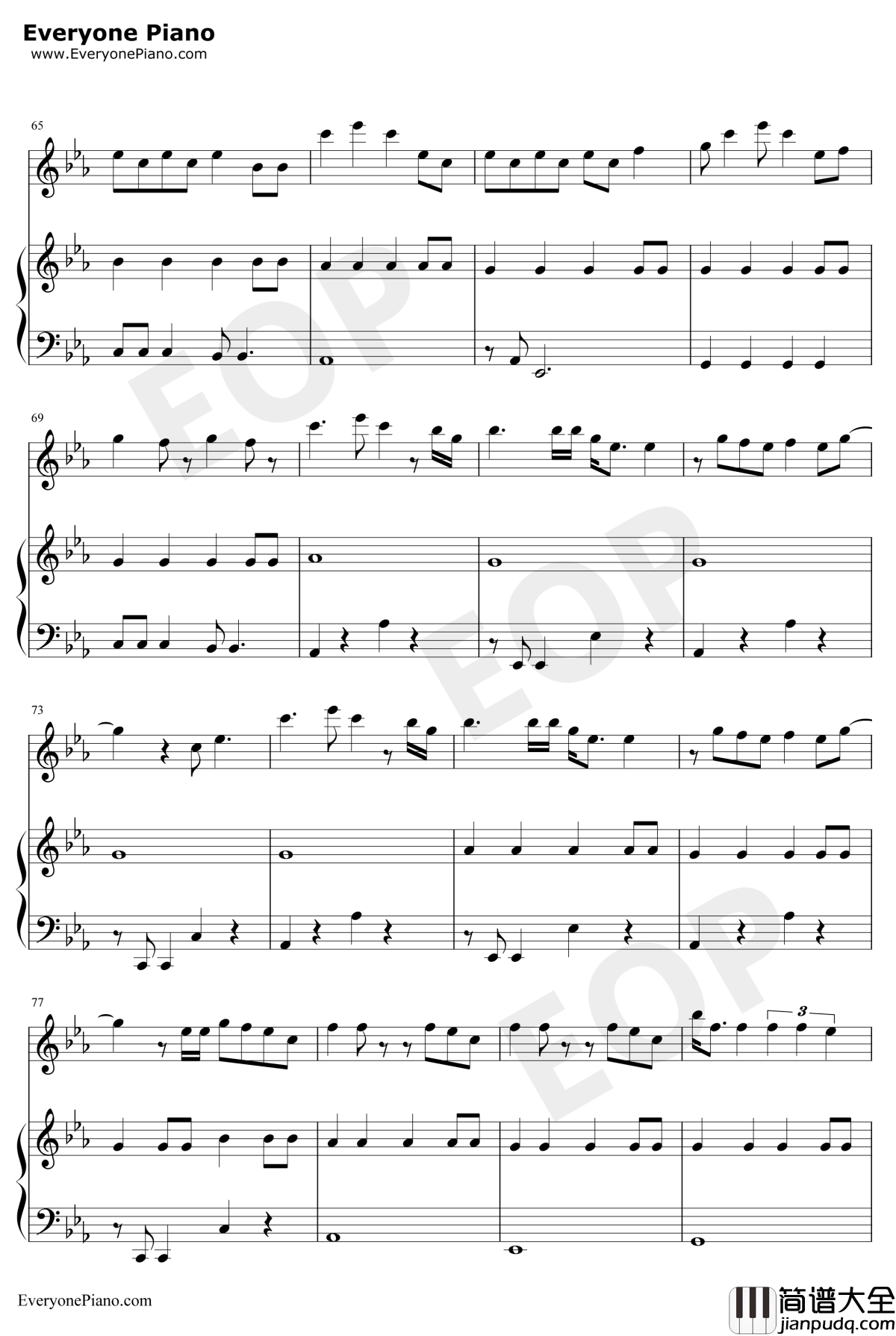 Who_Do_You_Love钢琴谱_The_Chainsmokers/5_Seconds_of_Summer