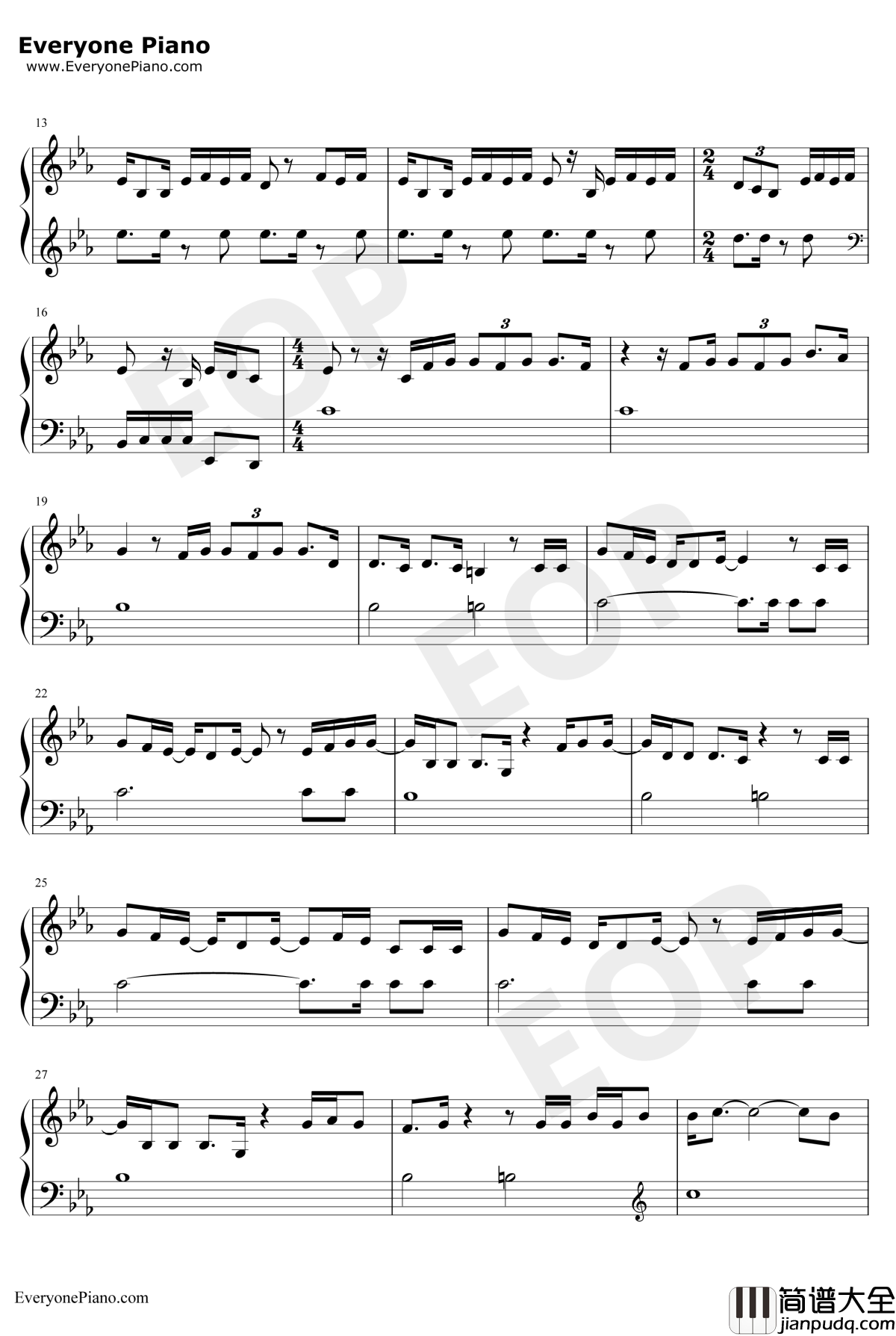 Think_About_Us钢琴谱_Little_Mix/Ty_Dolla_Sign