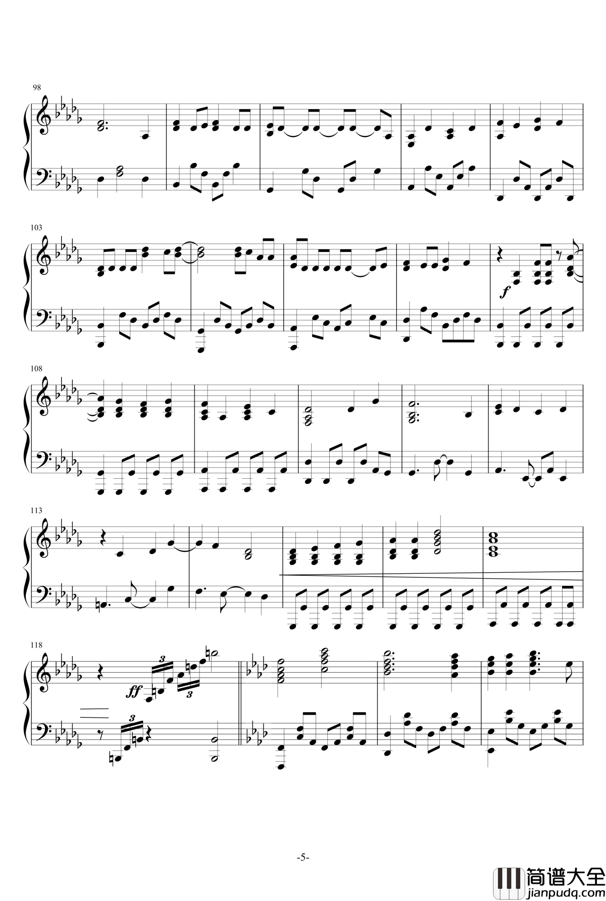 人渣的本愿ed钢琴谱_平行线_人渣的本愿