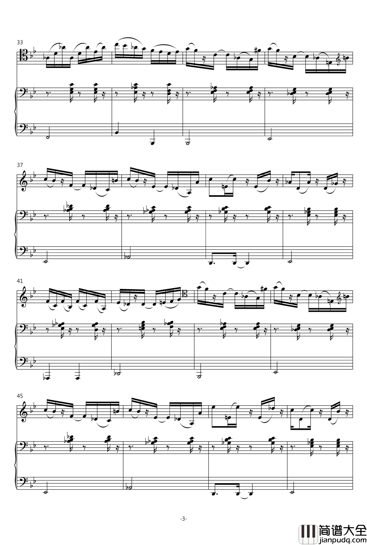 炒冷饭钢琴谱_KioooS