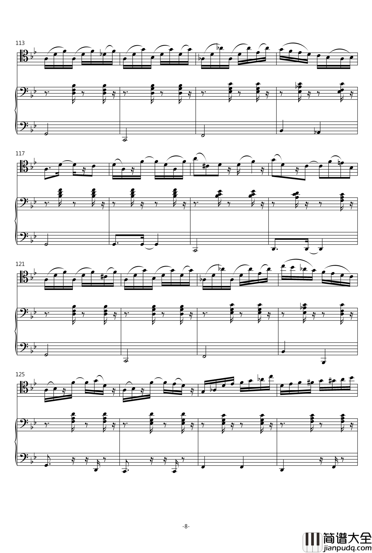 炒冷饭钢琴谱_KioooS