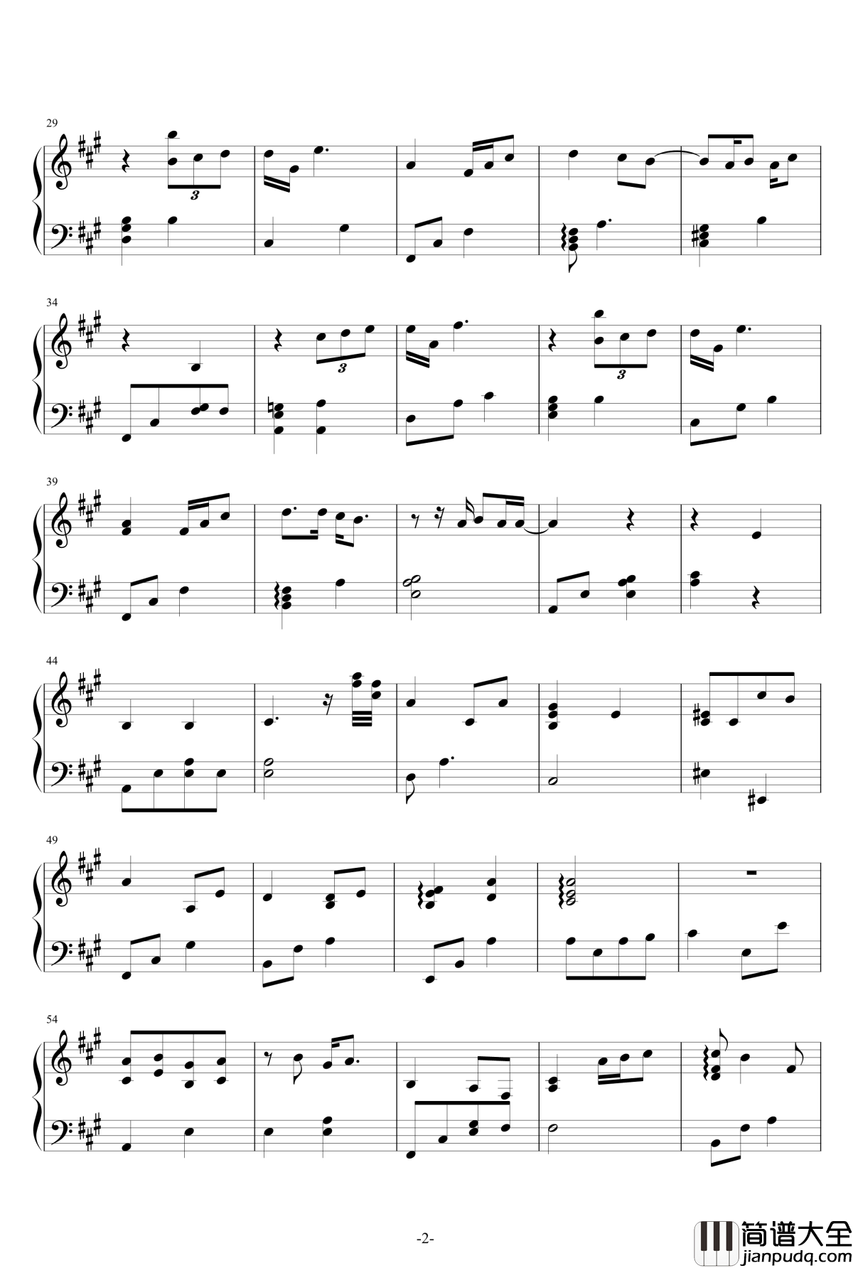 常套句钢琴谱_海田庄吾