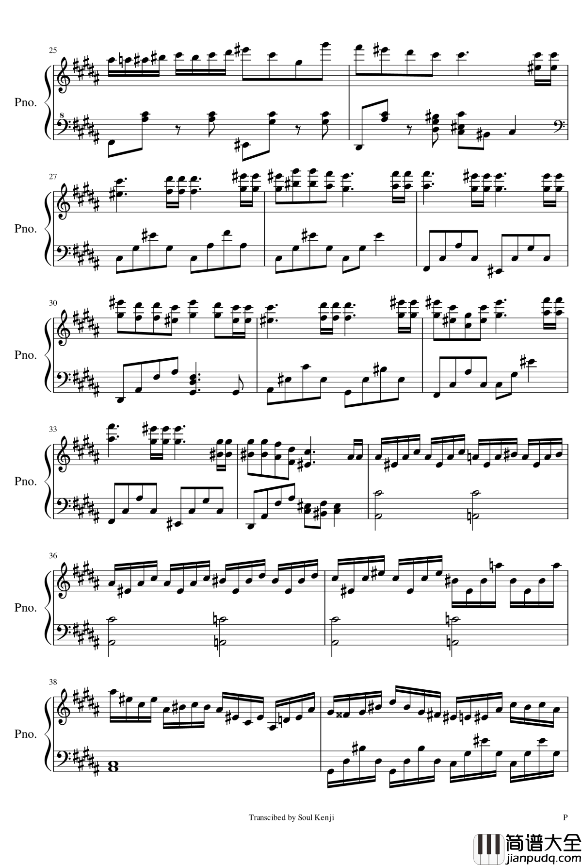 圣诞动物园钢琴谱