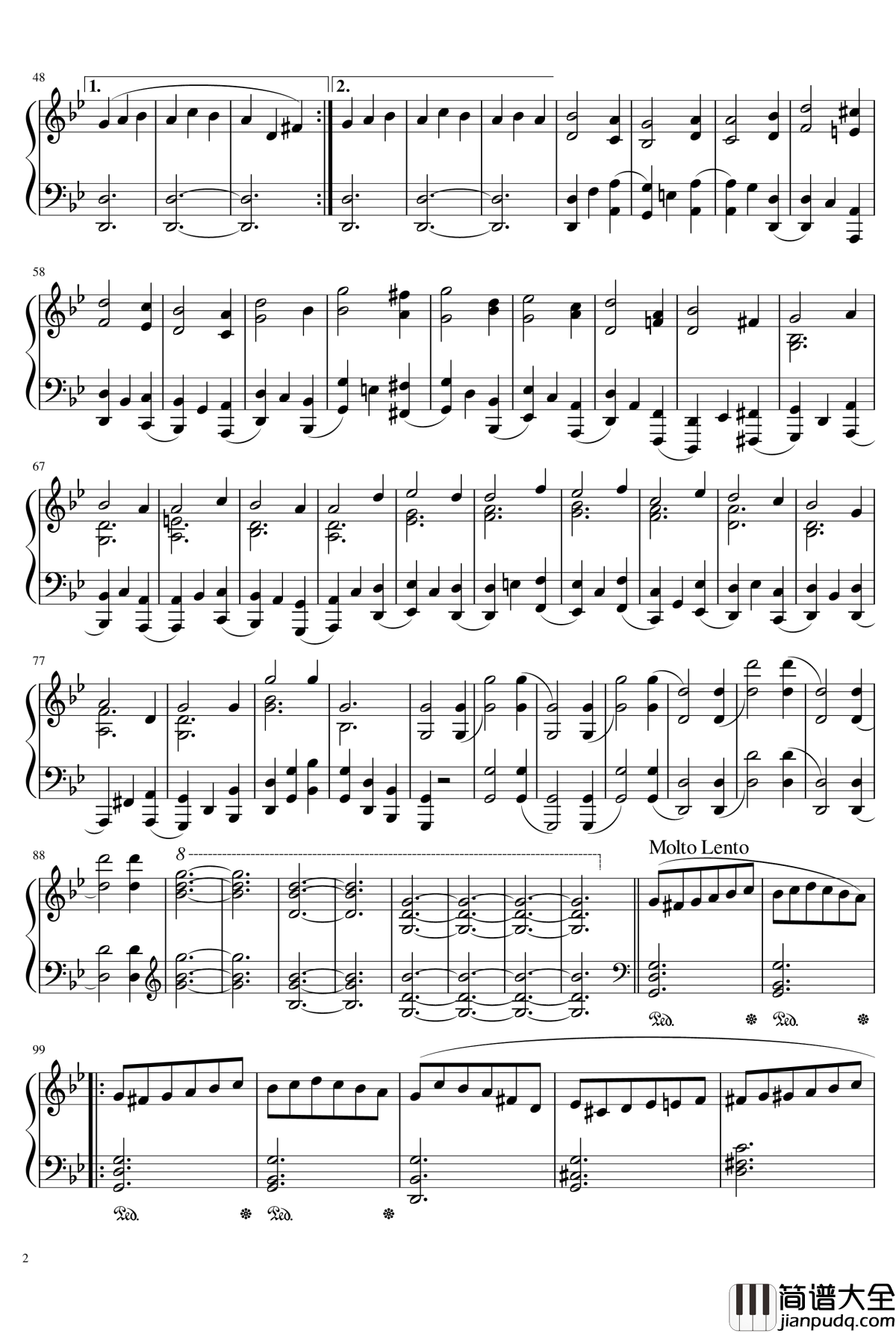 g小调谐谑曲钢琴谱_Ice_KUN