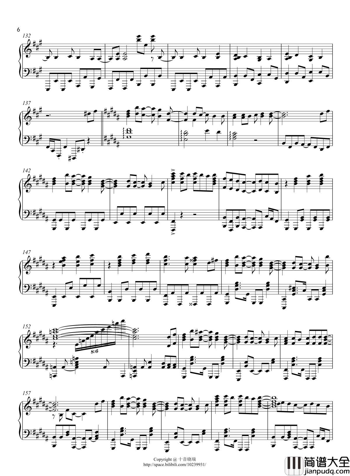 从终焉的世界开始钢琴谱_终わりの世界から_麻枝准