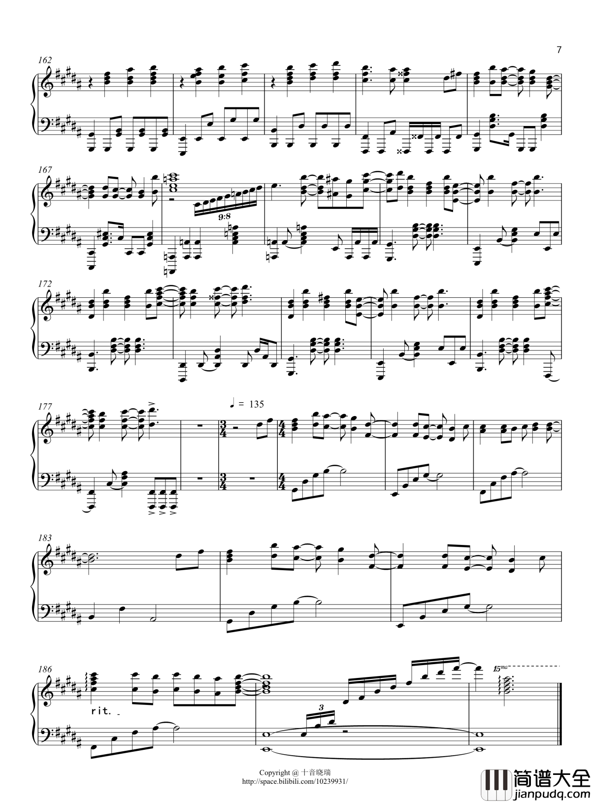 从终焉的世界开始钢琴谱_终わりの世界から_麻枝准