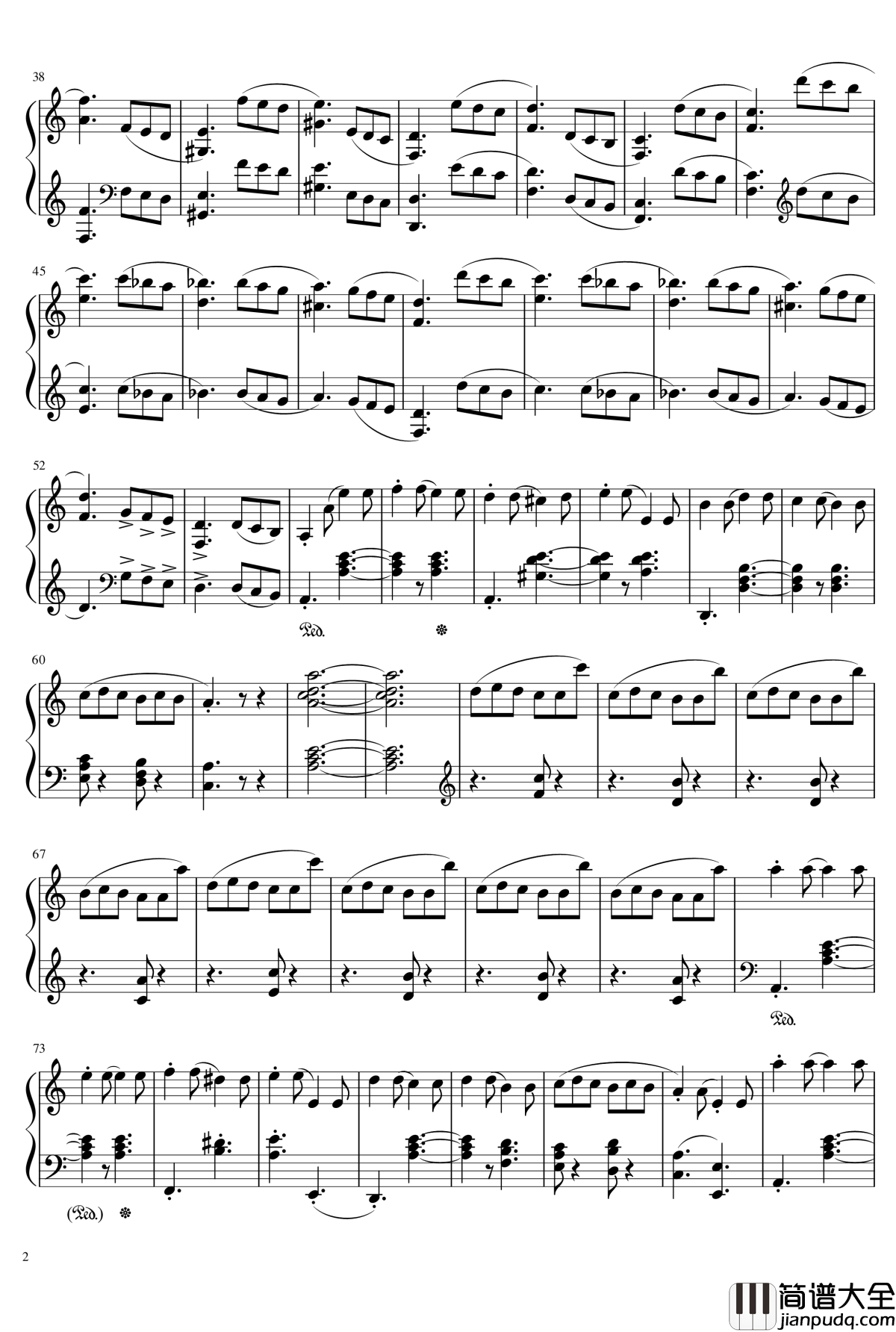 塔兰泰拉舞曲钢琴谱_Ice_KUN