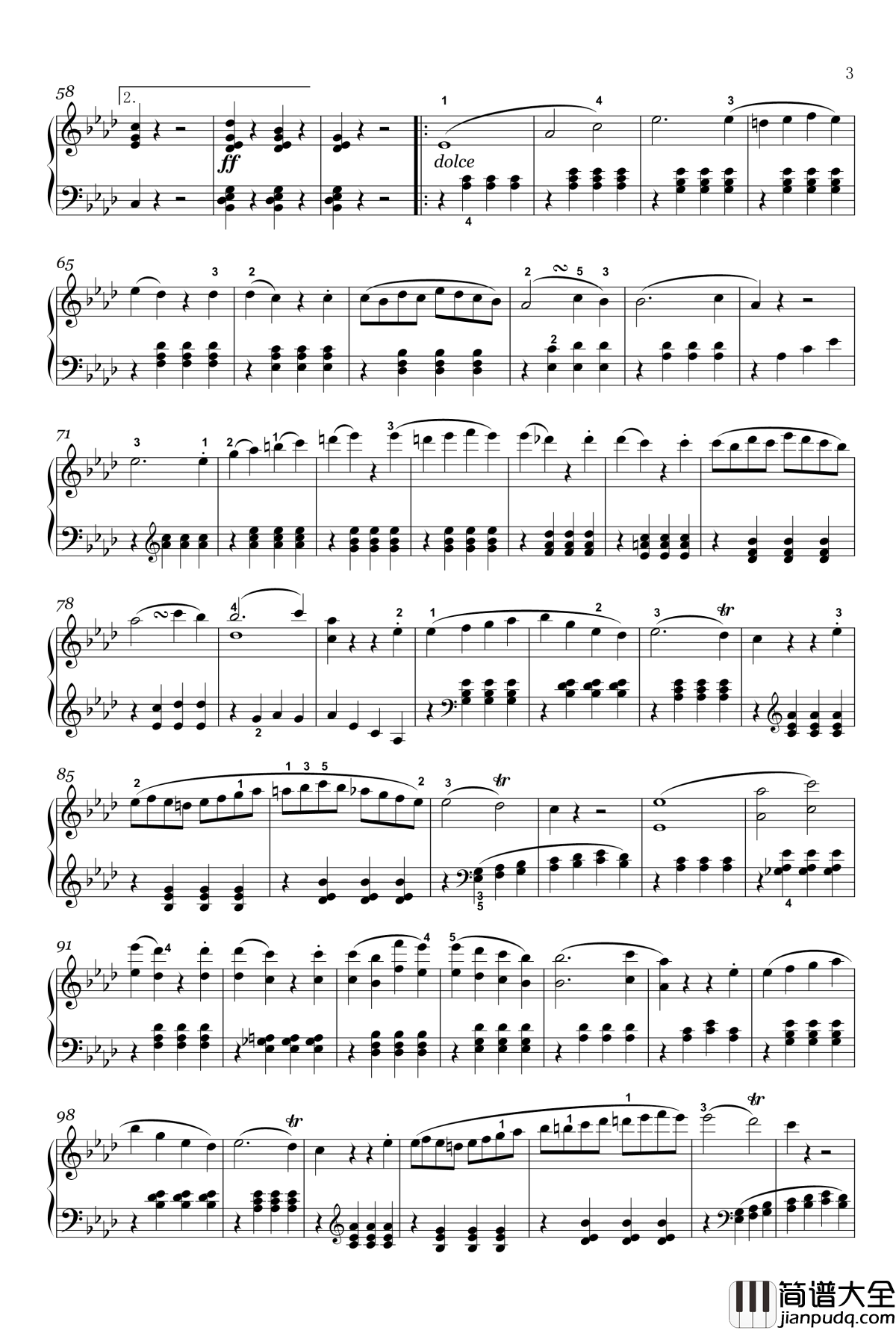 奏鸣曲钢琴谱_op_2_1_第四乐章_贝多芬_beethoven