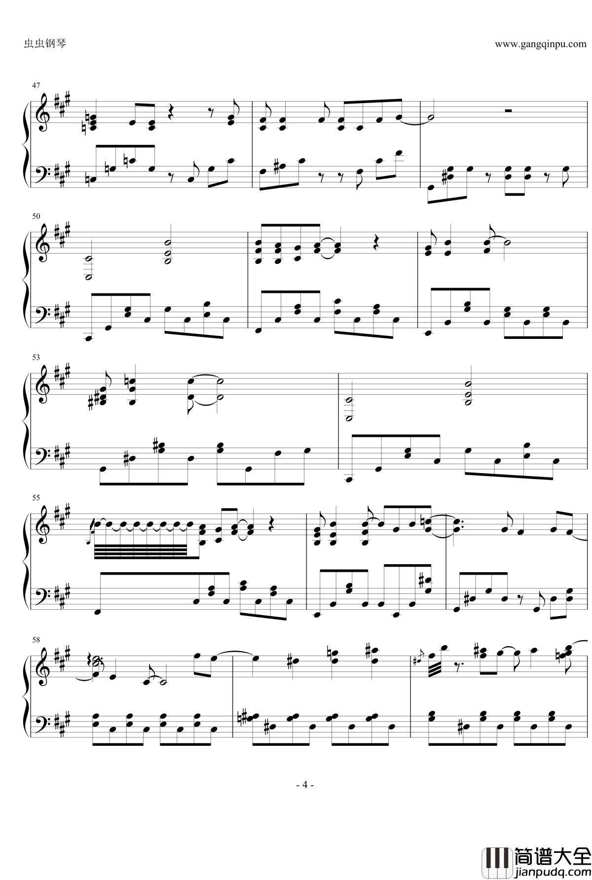 いちぬけ钢琴谱_地狱少女_一人离去