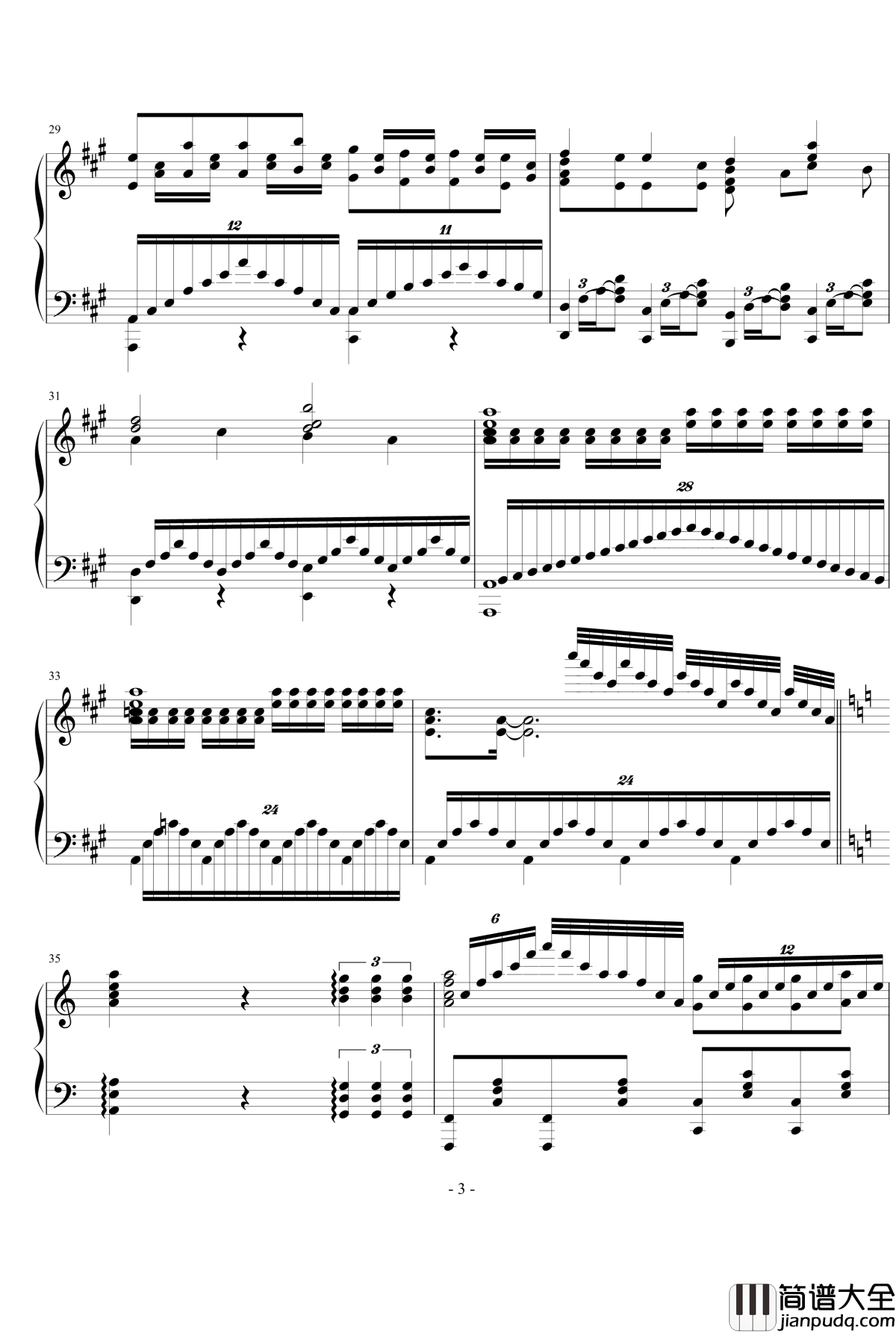 酒吞童子钢琴谱_目标是神奇宝贝大师_无双大蛇