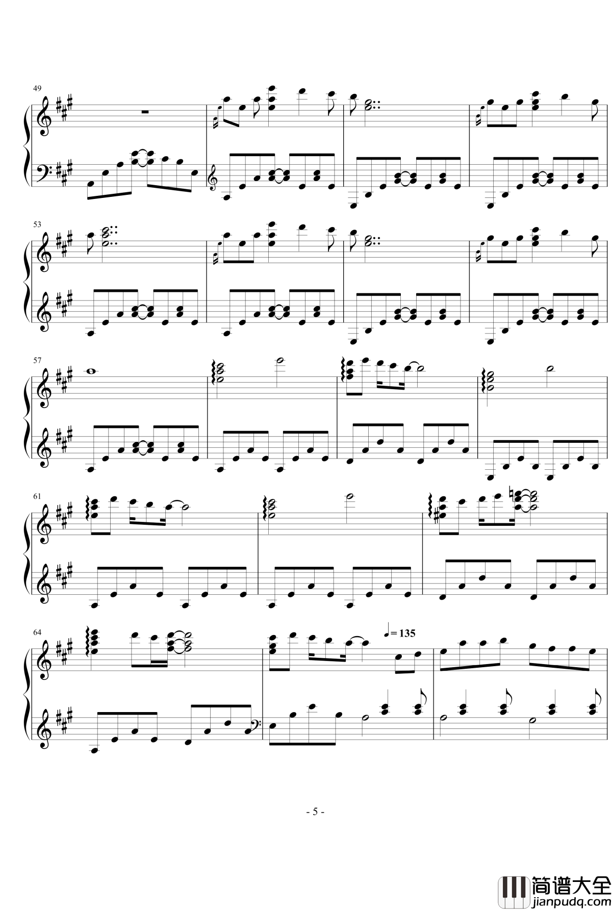 酒吞童子钢琴谱_目标是神奇宝贝大师_无双大蛇