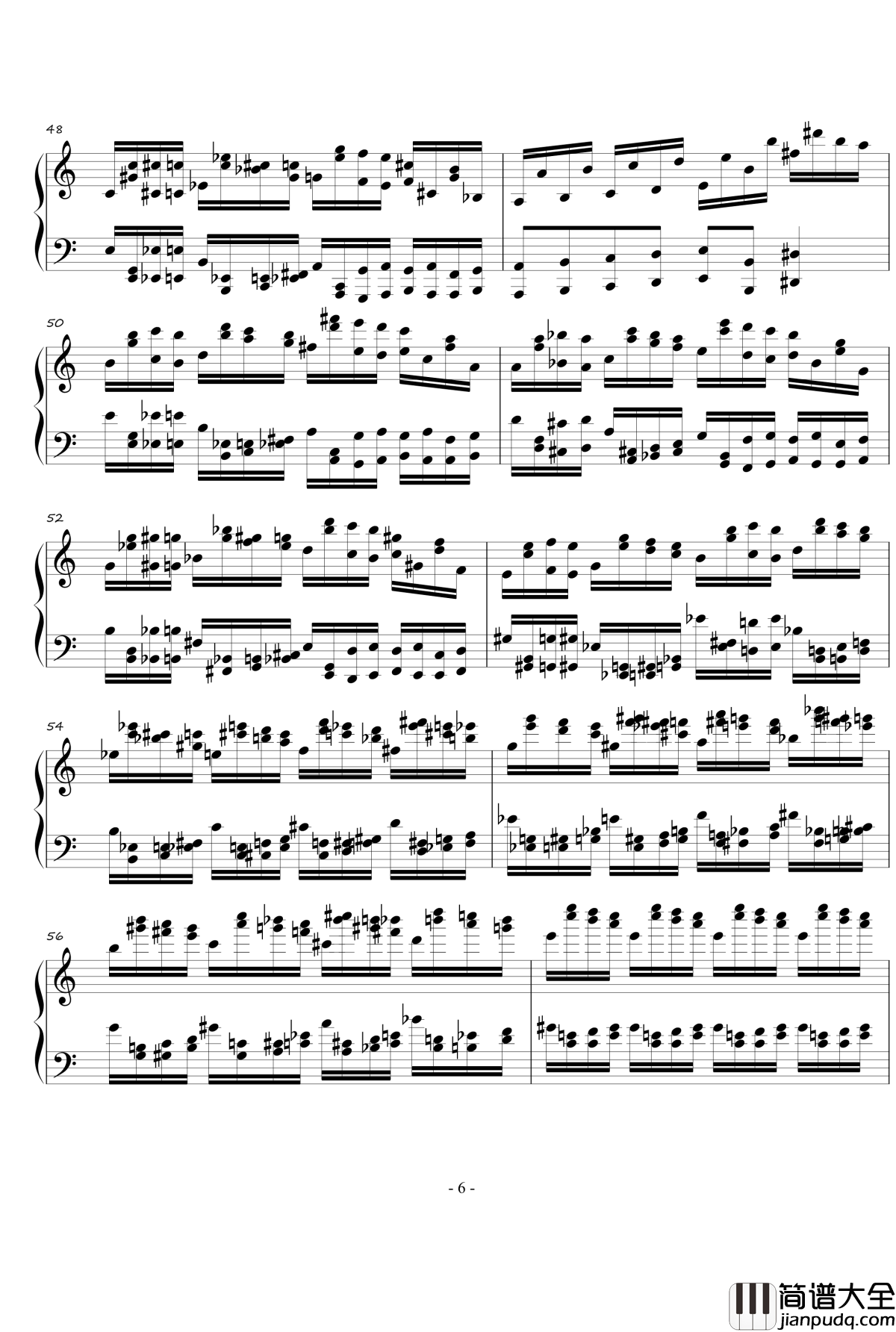 火星练习曲钢琴谱_Op.2_No.2_火星先生