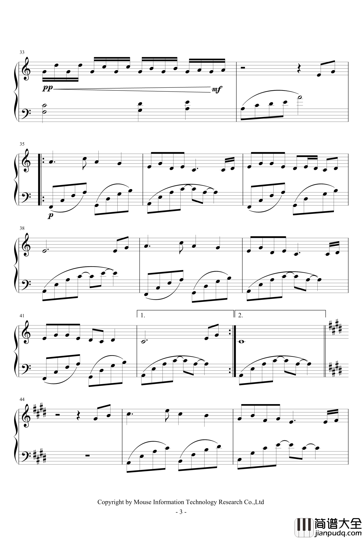 Continue_the_Voyage钢琴谱_Tsunenori