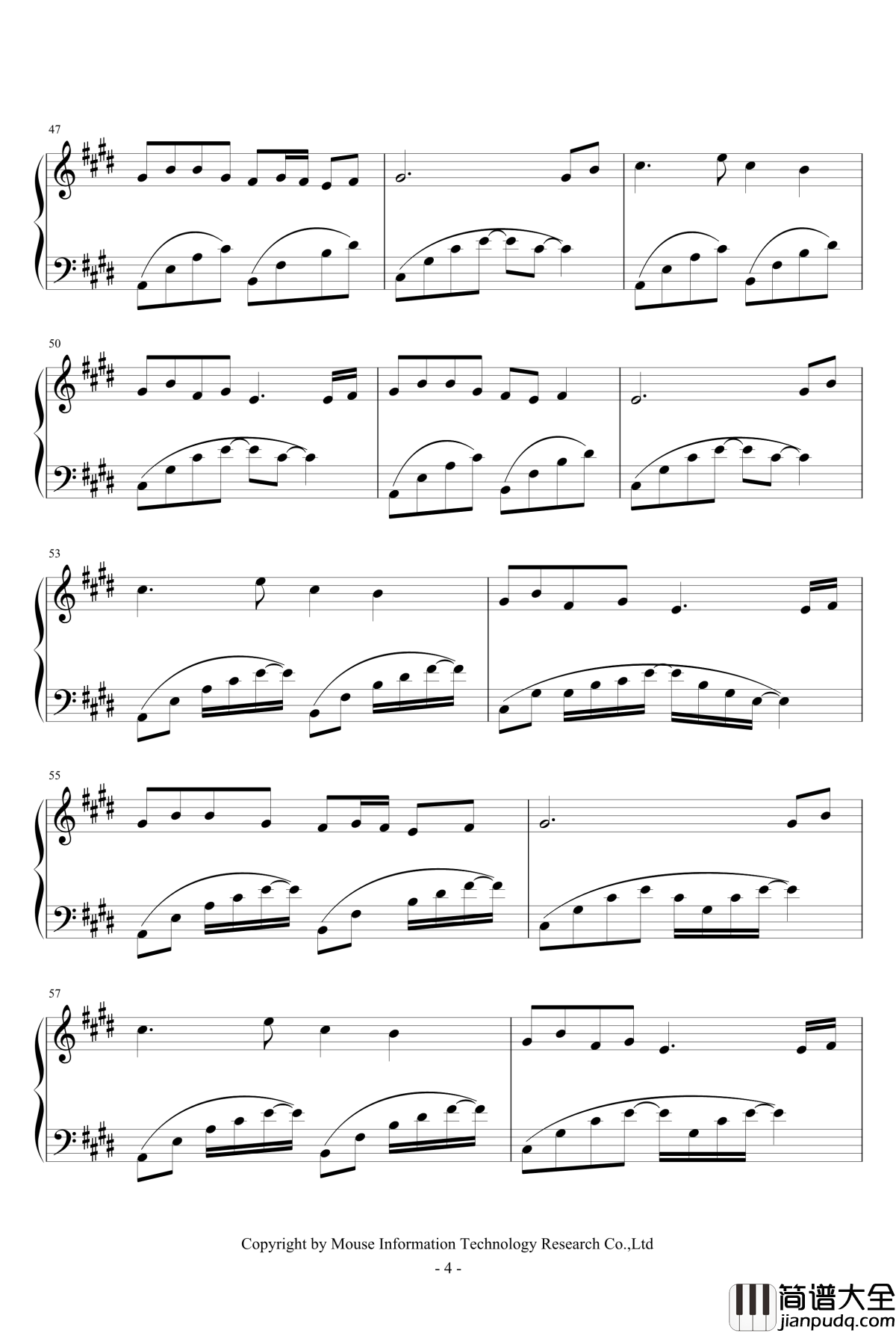 Continue_the_Voyage钢琴谱_Tsunenori