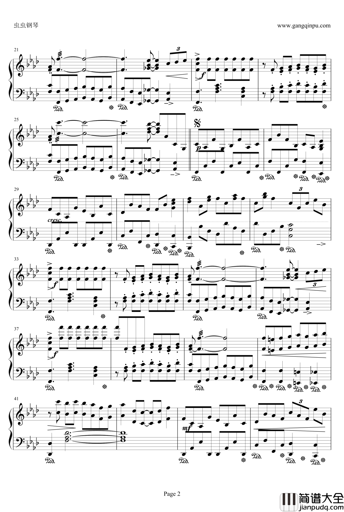 Whose_Who_Fight钢琴谱_最终幻想