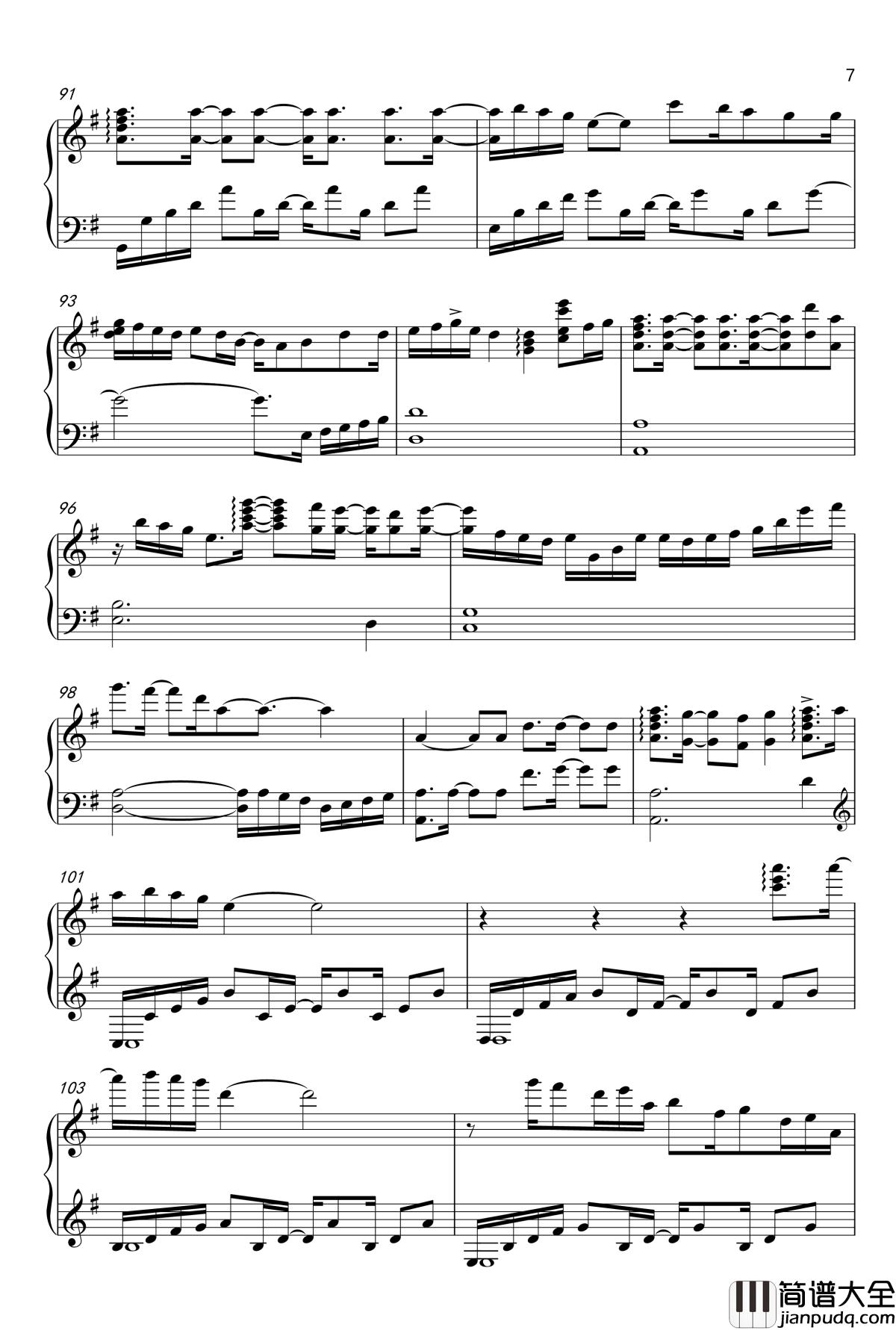 Stay_Gold钢琴谱_Piano_ver._宇多田光