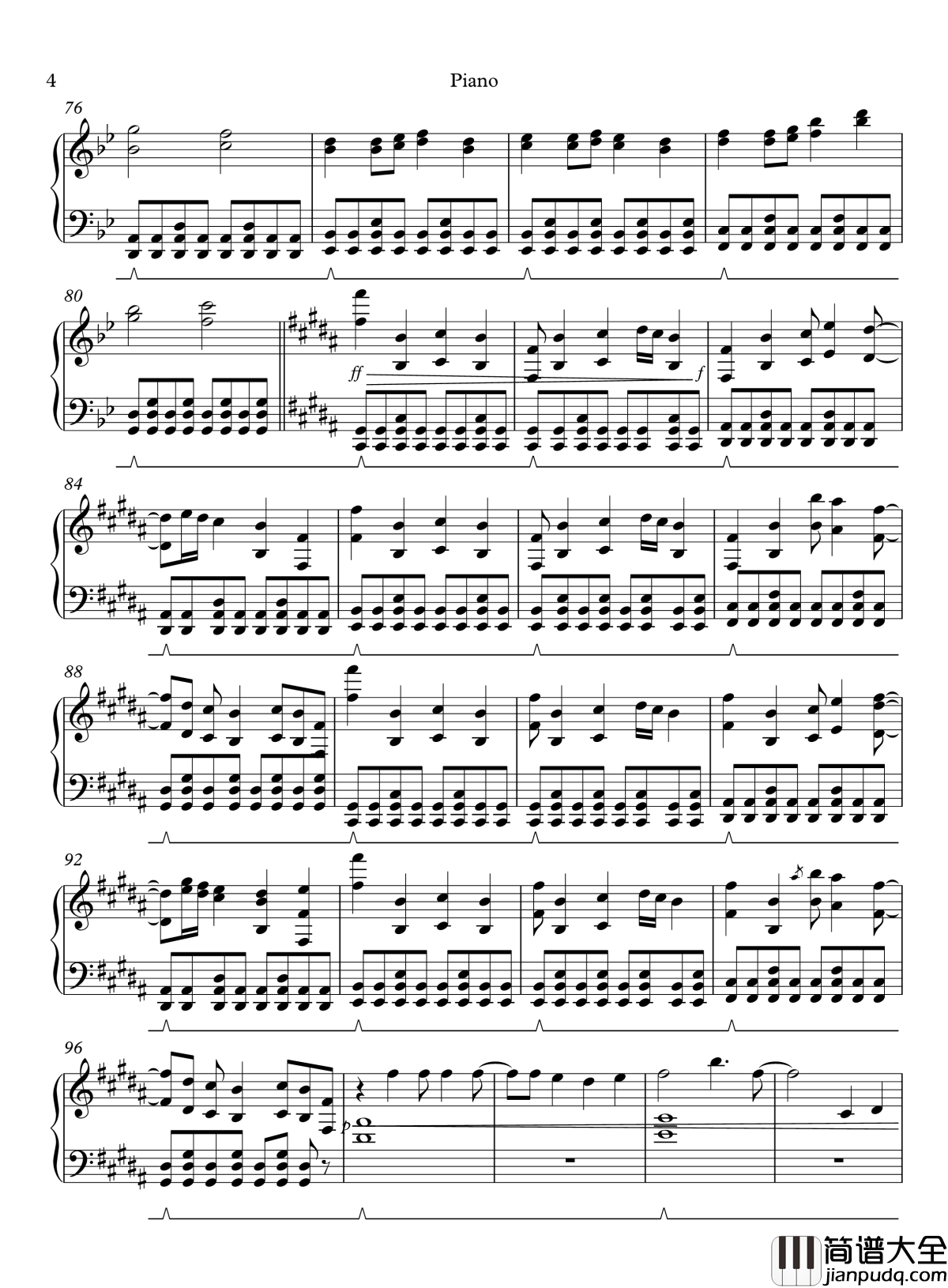 Hopes_and_Dreams_&Last_Goodbye钢琴谱_Undertale