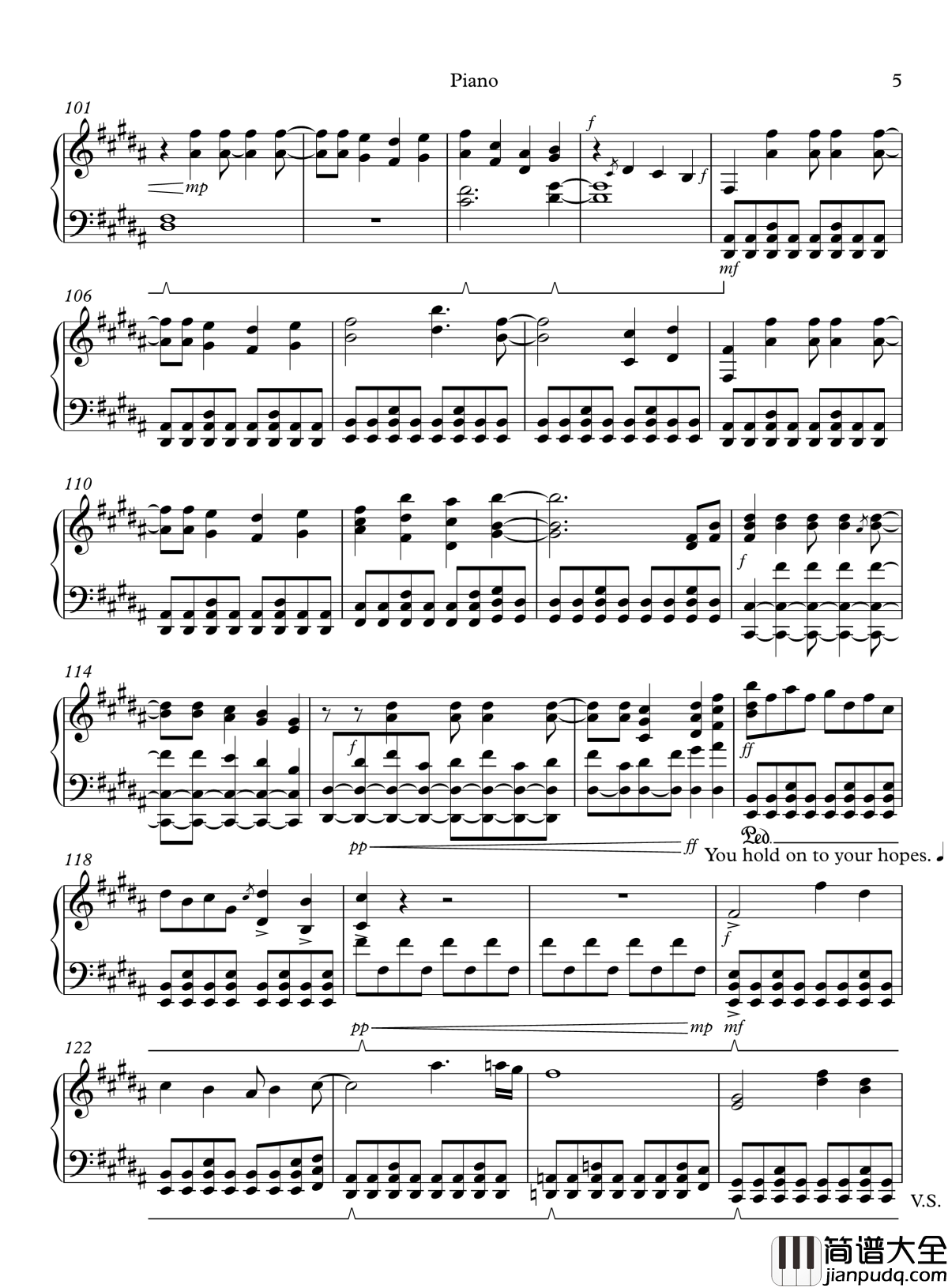 Hopes_and_Dreams_&Last_Goodbye钢琴谱_Undertale