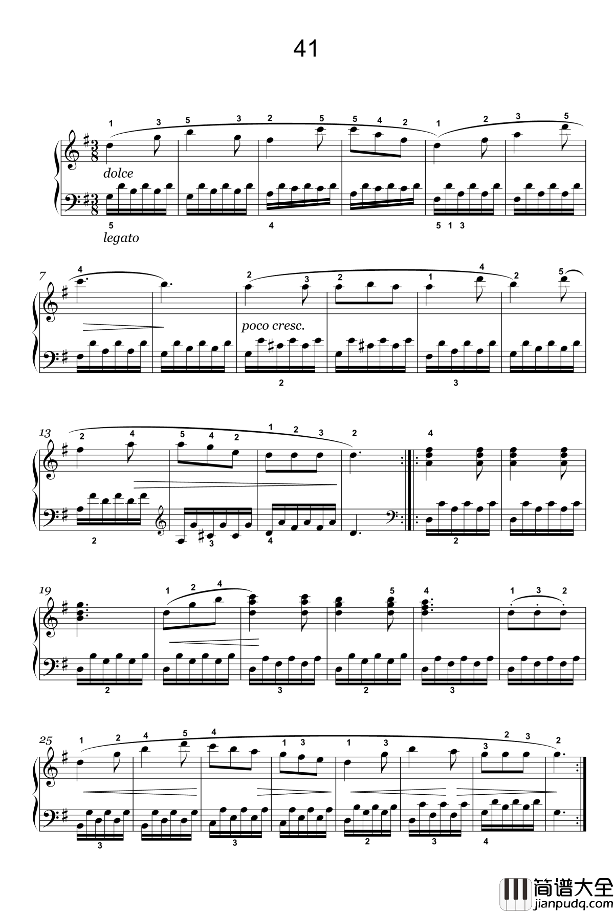 33钢琴谱_56_车尔尼_Czerny_599