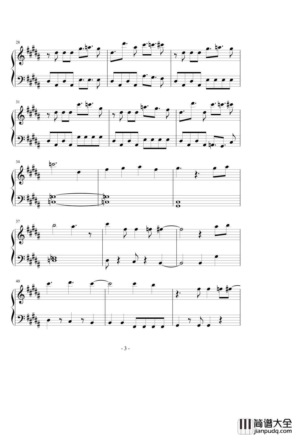 Absolute_Soul钢琴谱[绝对双刃OP]