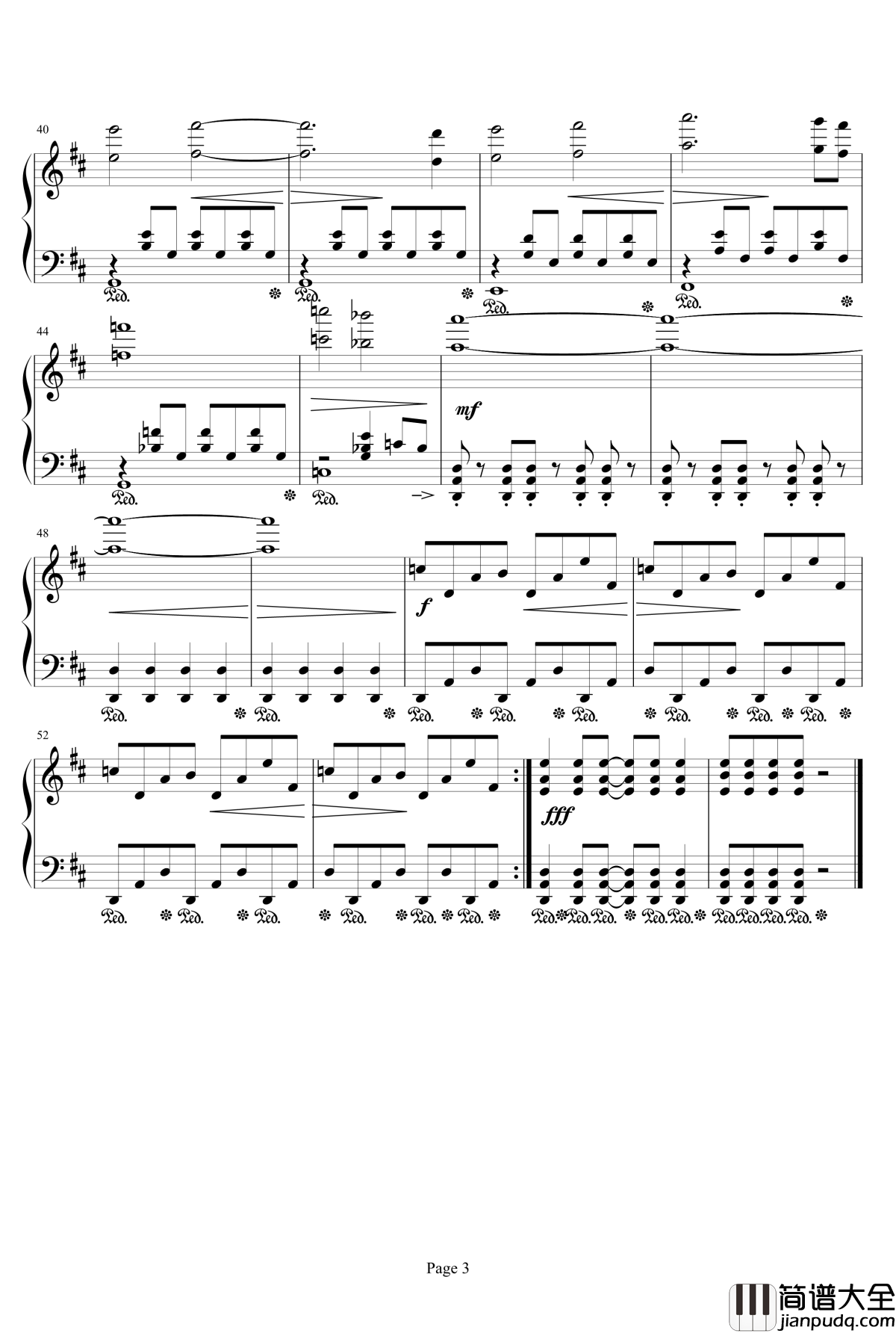 閃光钢琴谱_Final_Fantasy_XIII_最终幻想