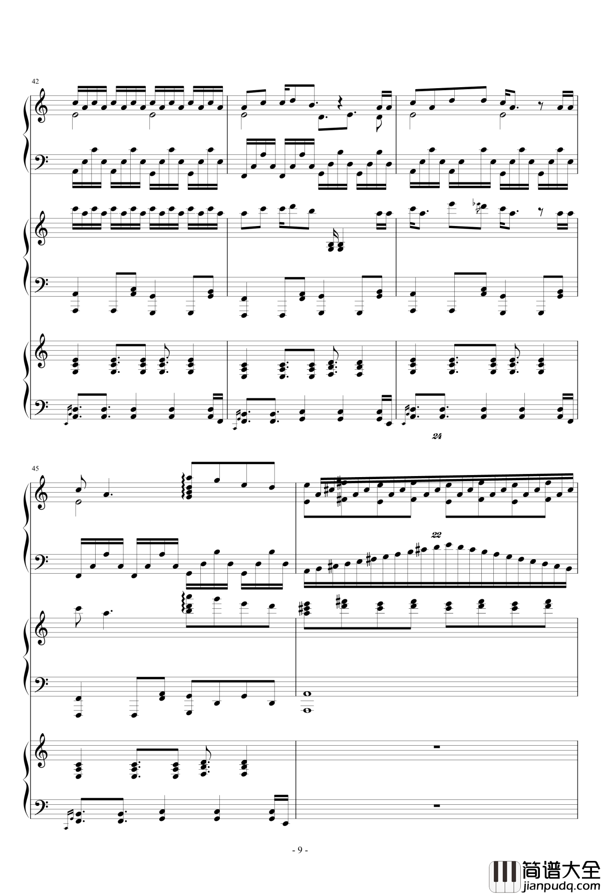 究极版目标是神奇宝贝大师钢琴谱_神奇宝贝