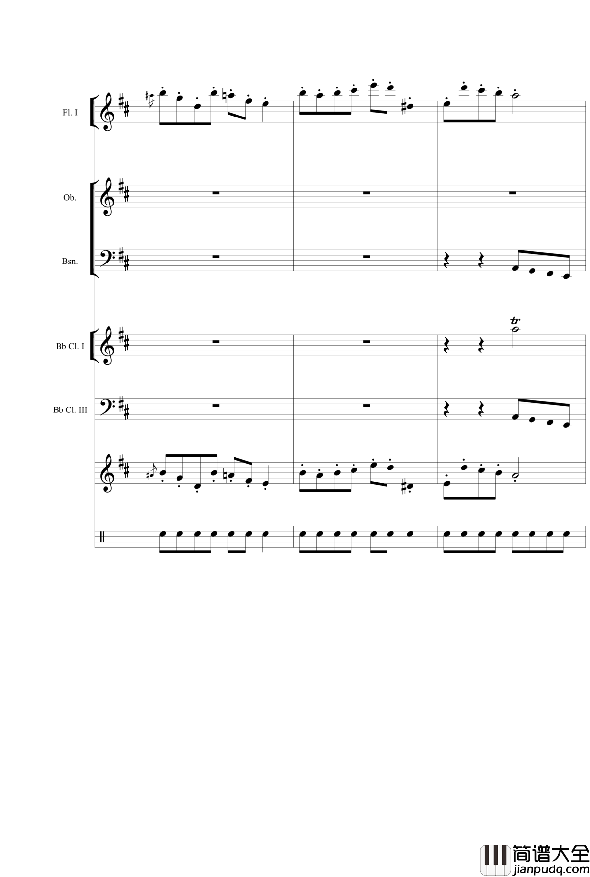 两只鸡的争斗进行曲钢琴谱_wudildy