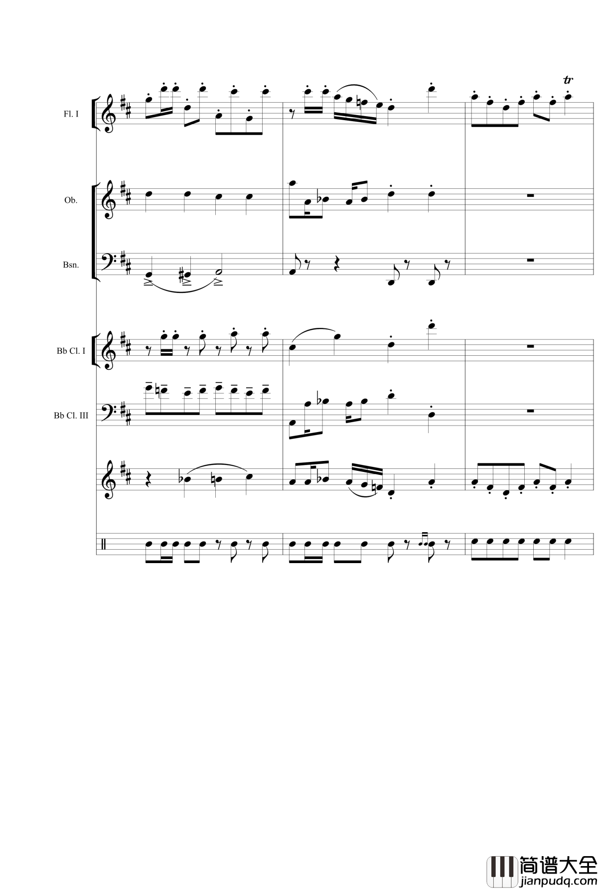 两只鸡的争斗进行曲钢琴谱_wudildy