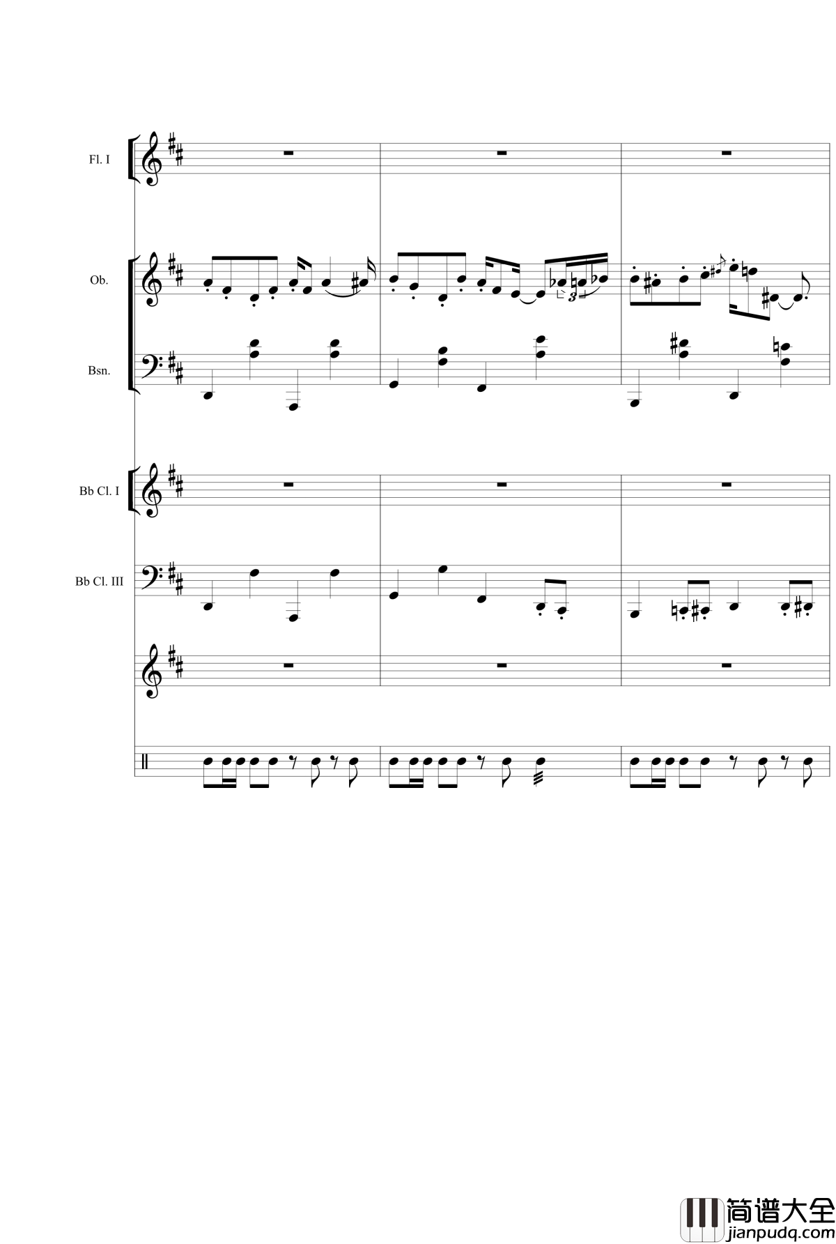 两只鸡的争斗进行曲钢琴谱_wudildy