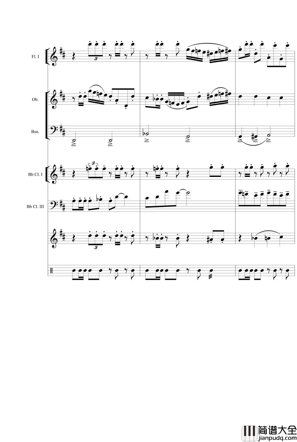 两只鸡的争斗进行曲钢琴谱_wudildy