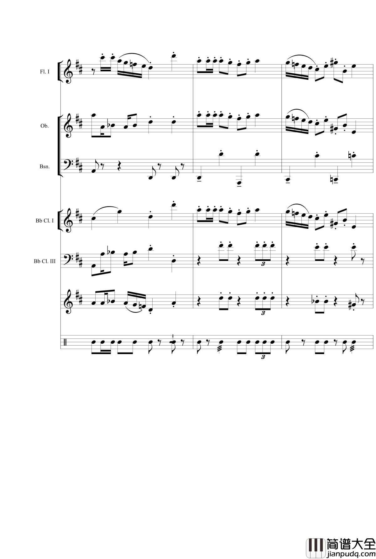 两只鸡的争斗进行曲钢琴谱_wudildy