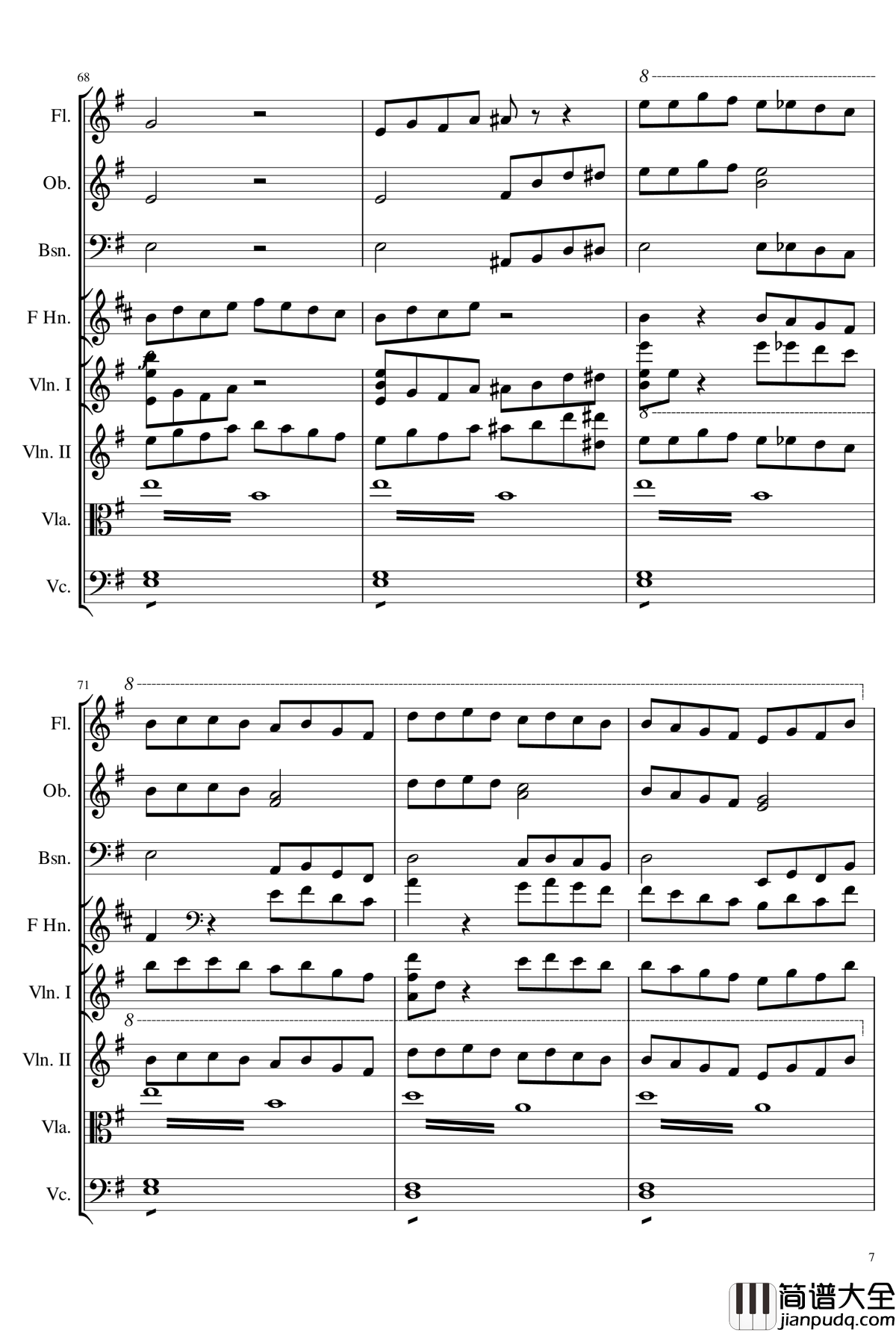 草叶之诗钢琴谱_Ice_KUN