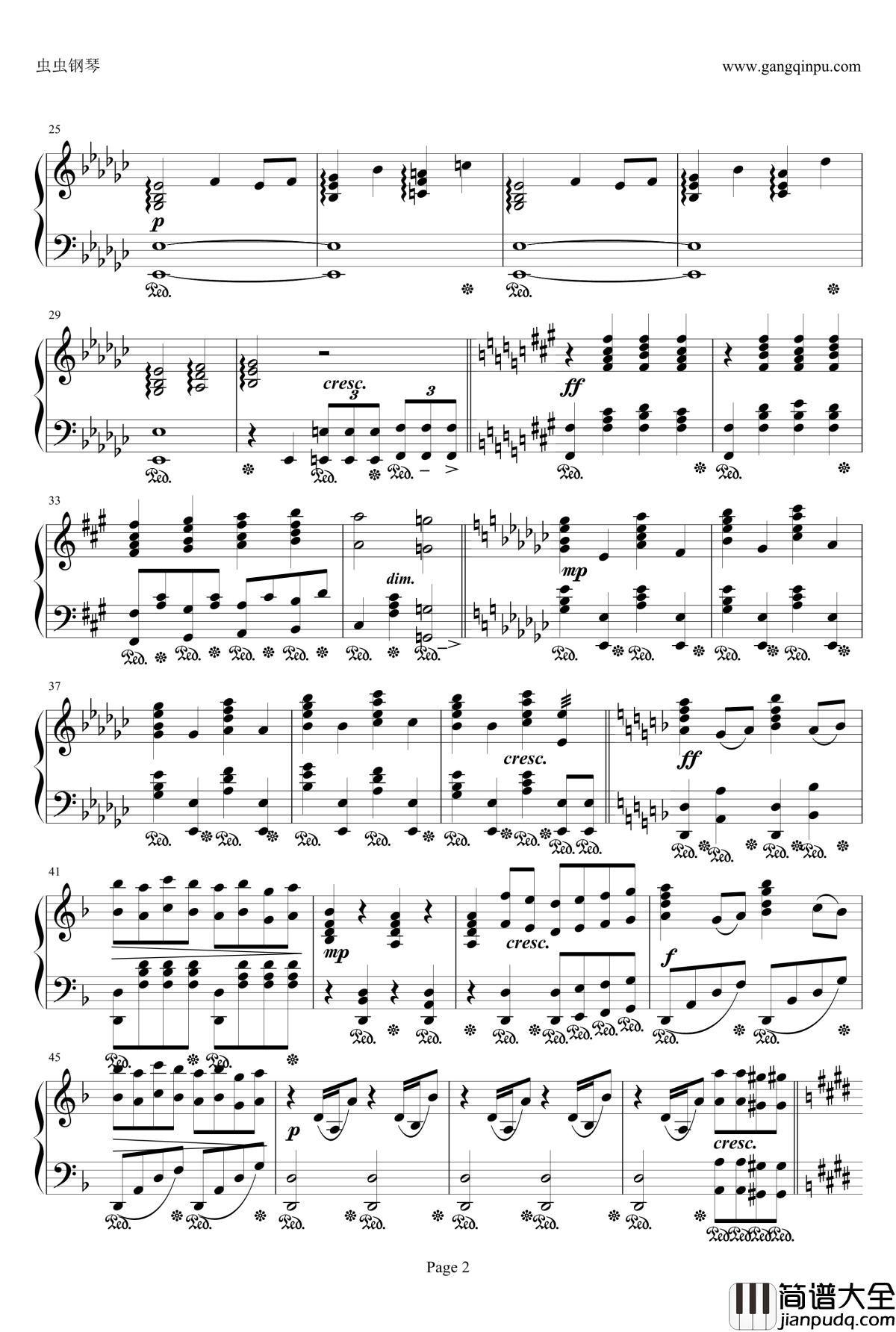 Liberi_Fatali钢琴谱_最终幻想