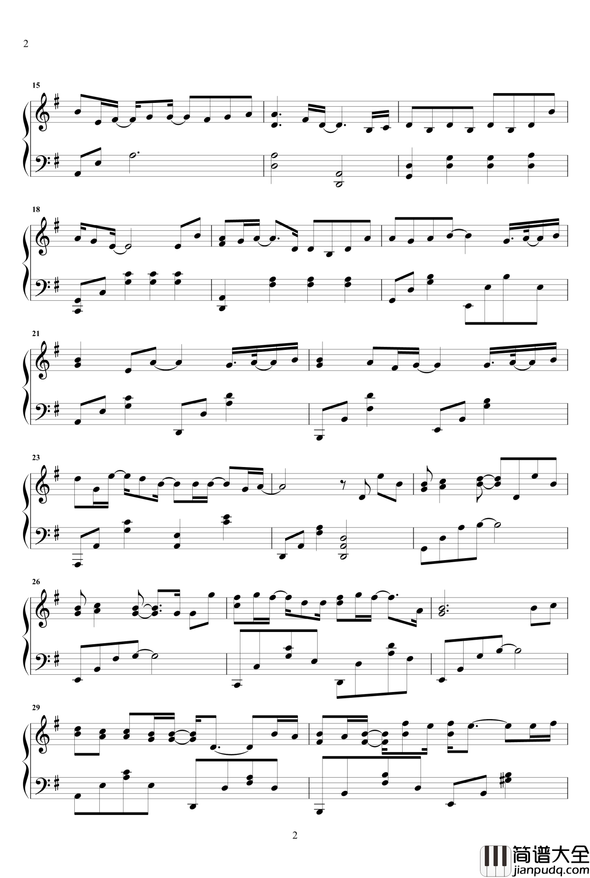 可乐钢琴谱_赵浴辰