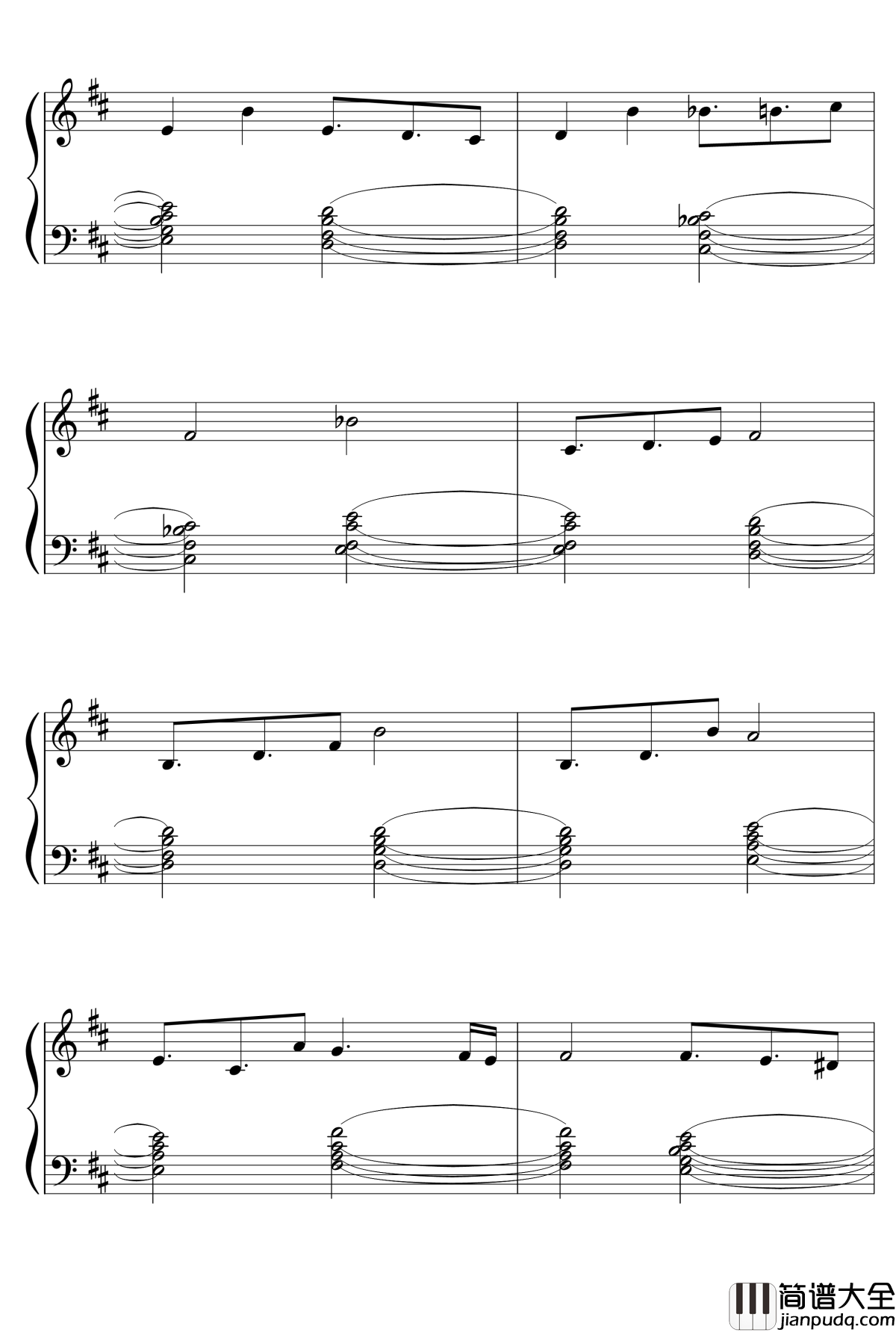 不可思议之国的爱丽丝钢琴谱_zun