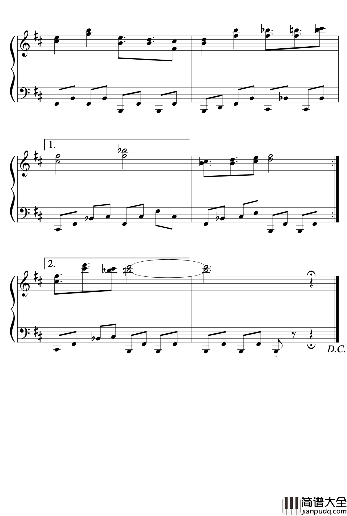 不可思议之国的爱丽丝钢琴谱_zun