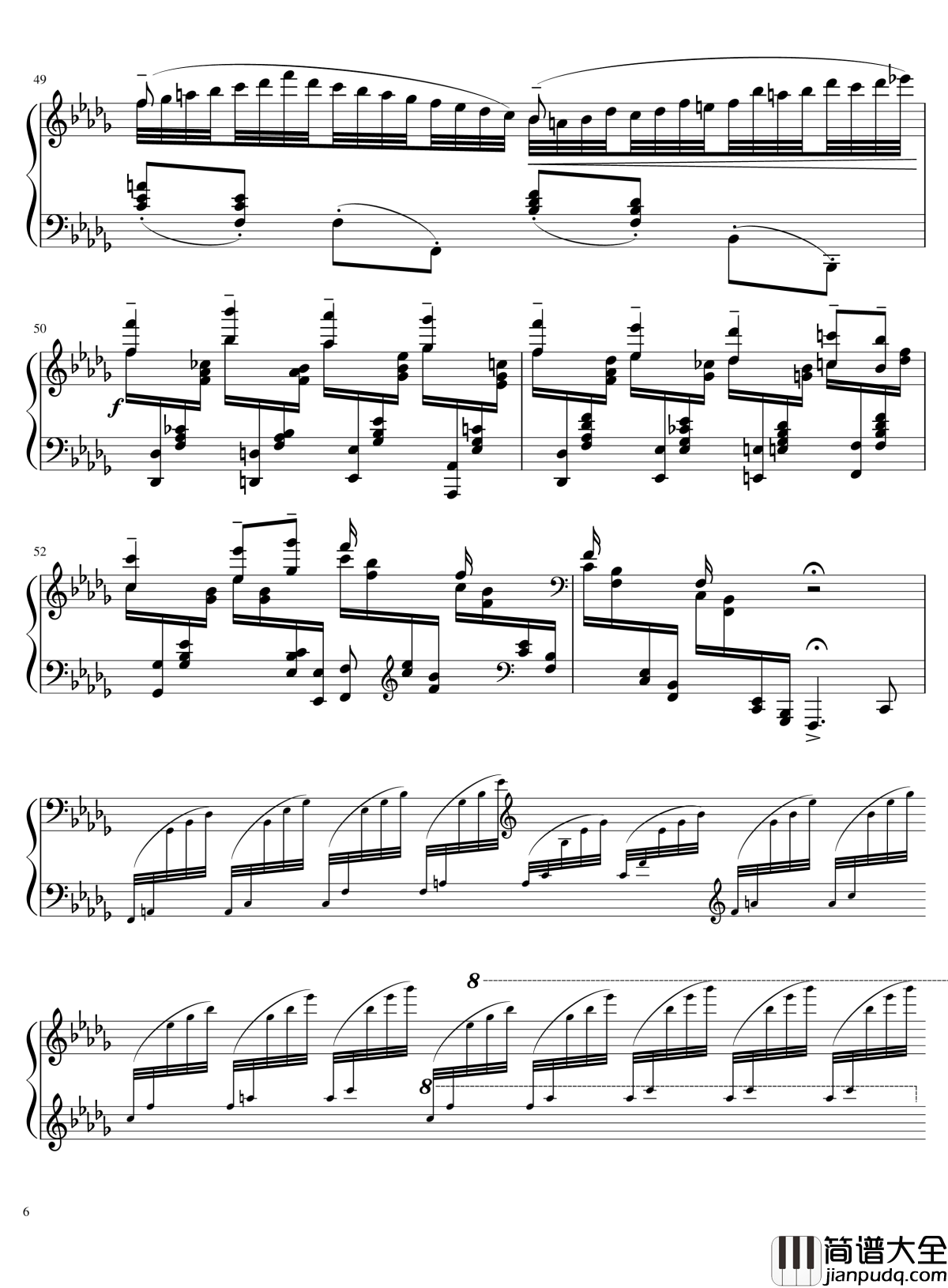 百灵鸟钢琴谱_格林卡