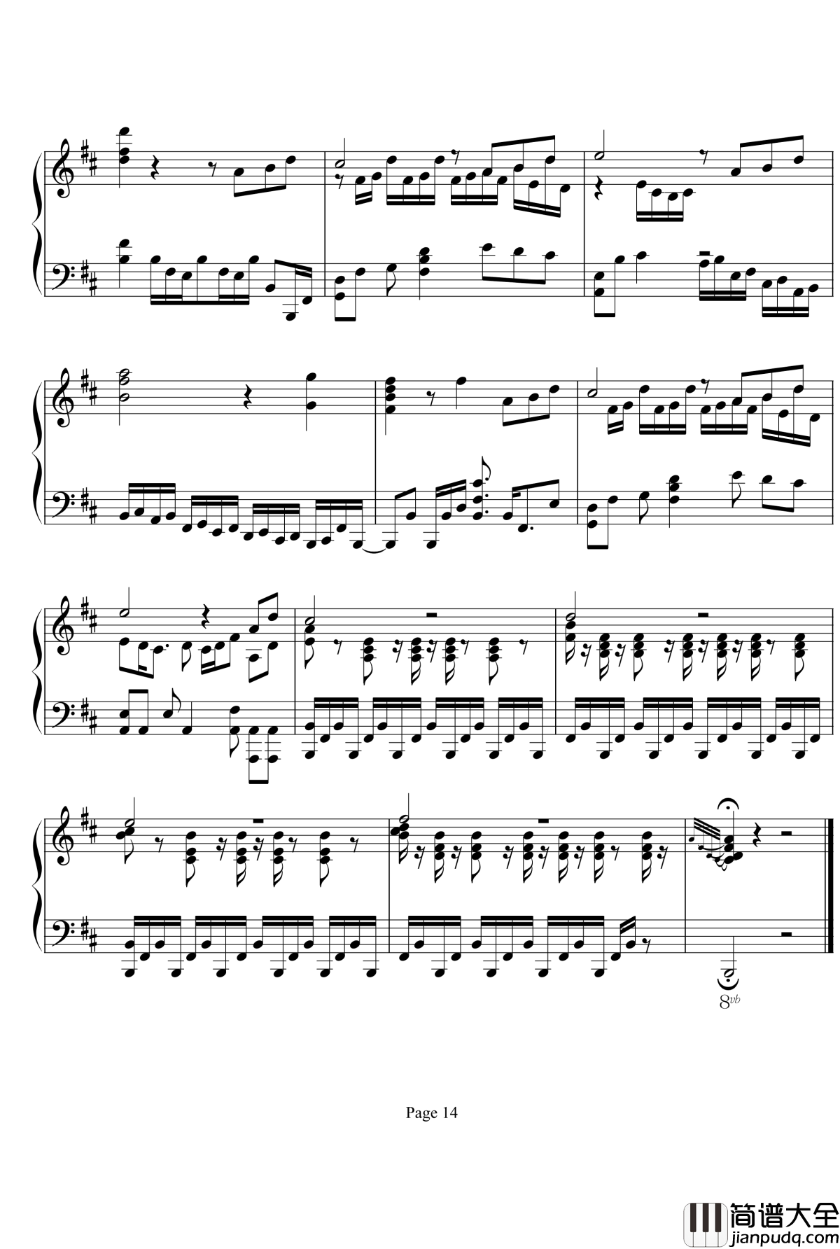 鸟之诗钢琴谱_jazz_麻枝准