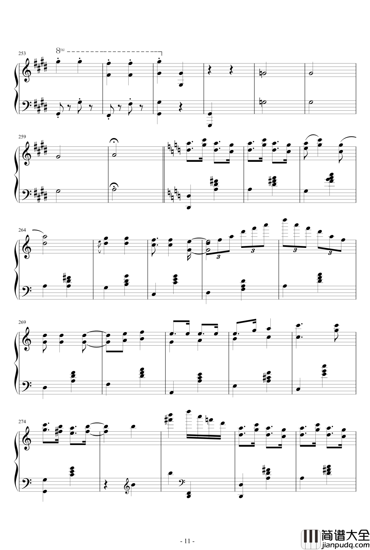 爆乳音头钢琴谱_钢琴版_vocaloid