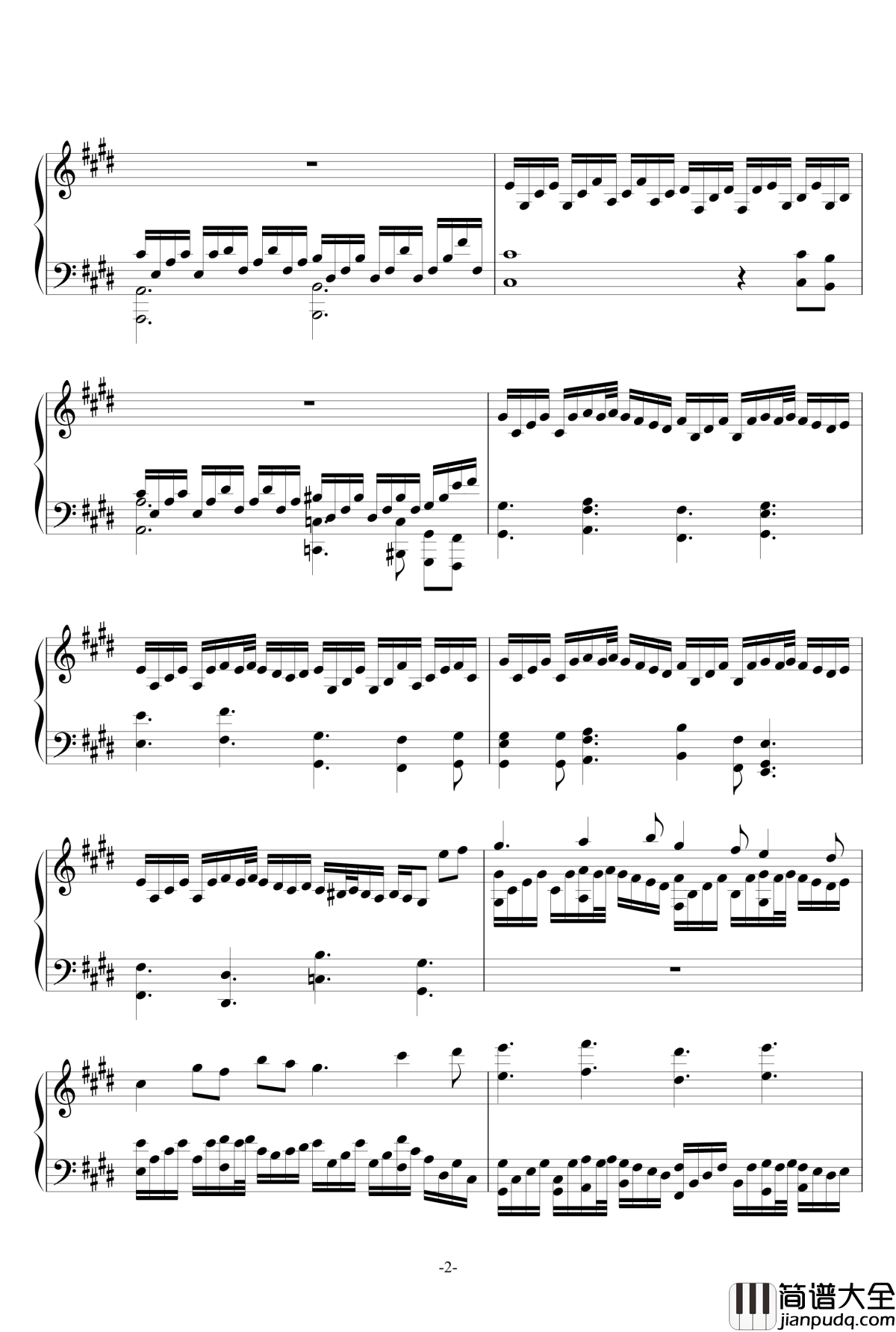 碧之轨迹钢琴谱_昏暗的王座