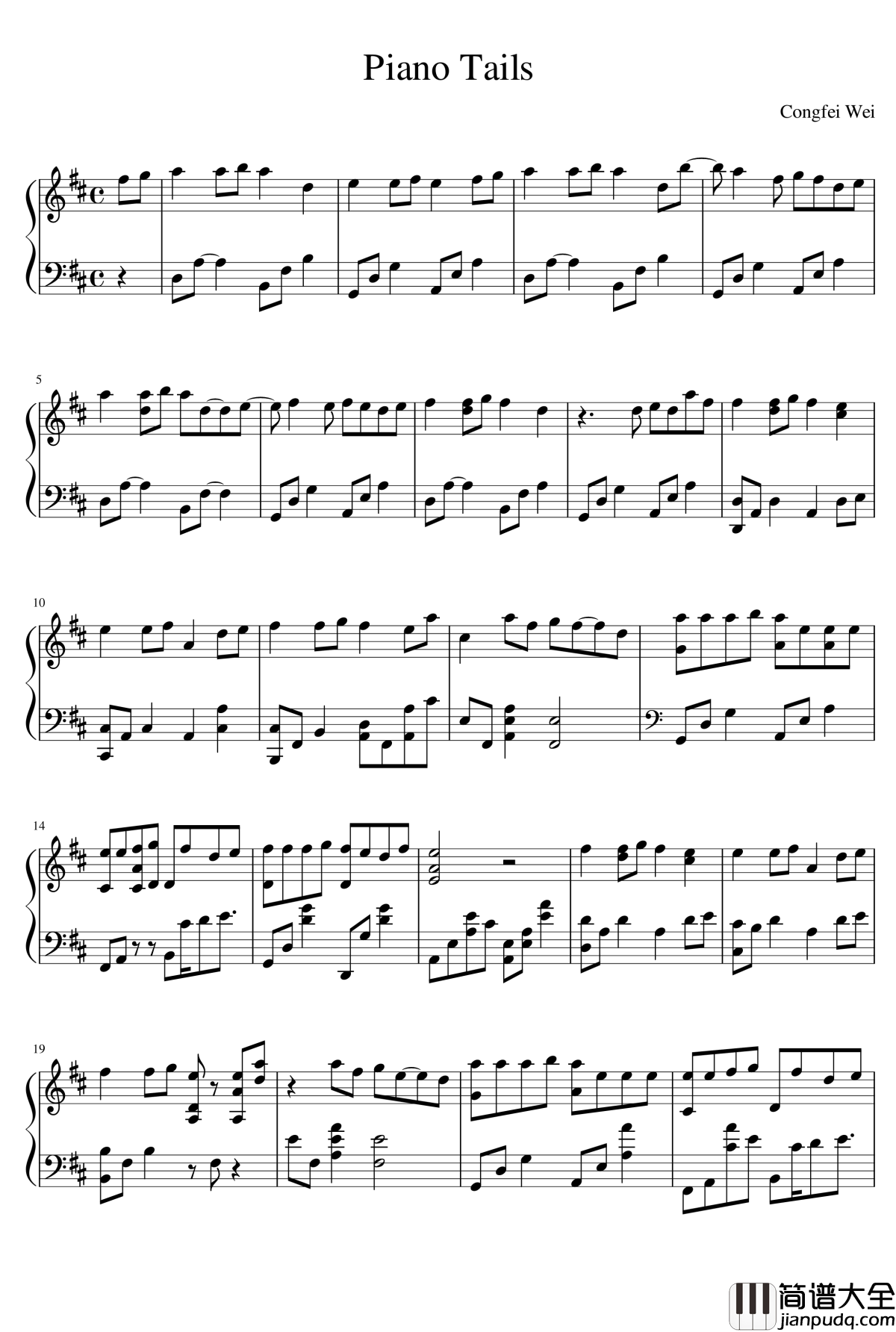 钢琴块钢琴谱_魏宗霏