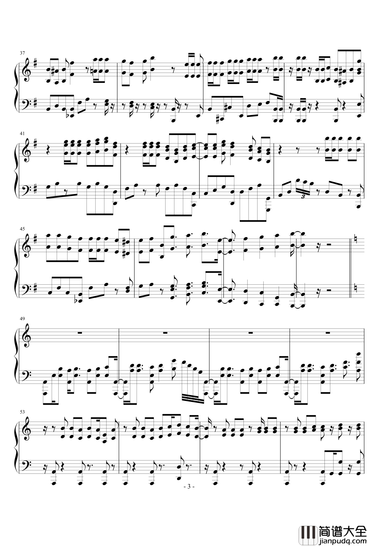 ORIGINAL_RESONANCE钢琴谱_歌之王子殿下