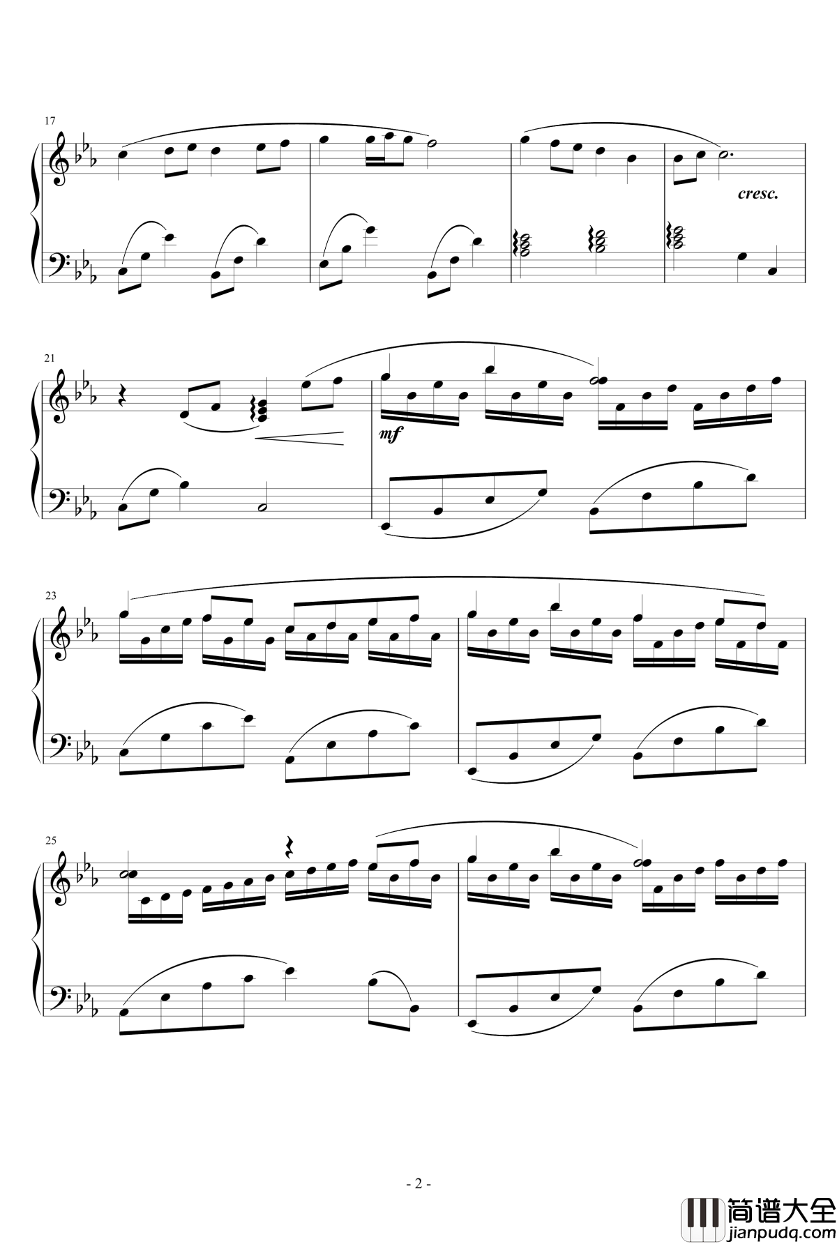 素敵だね钢琴谱_英文版_最终幻想