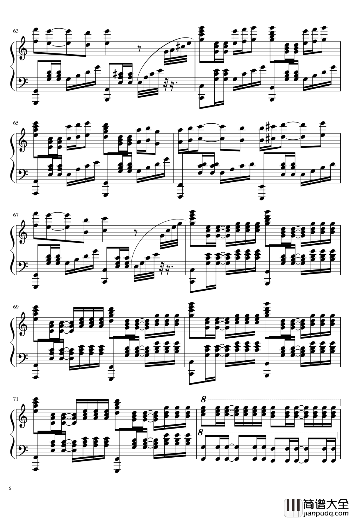 是你鼓励了我钢琴谱_You_Encouraged_Me_吕恒