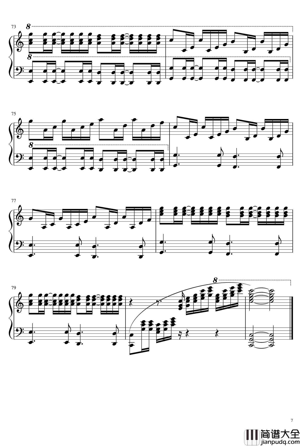 是你鼓励了我钢琴谱_You_Encouraged_Me_吕恒