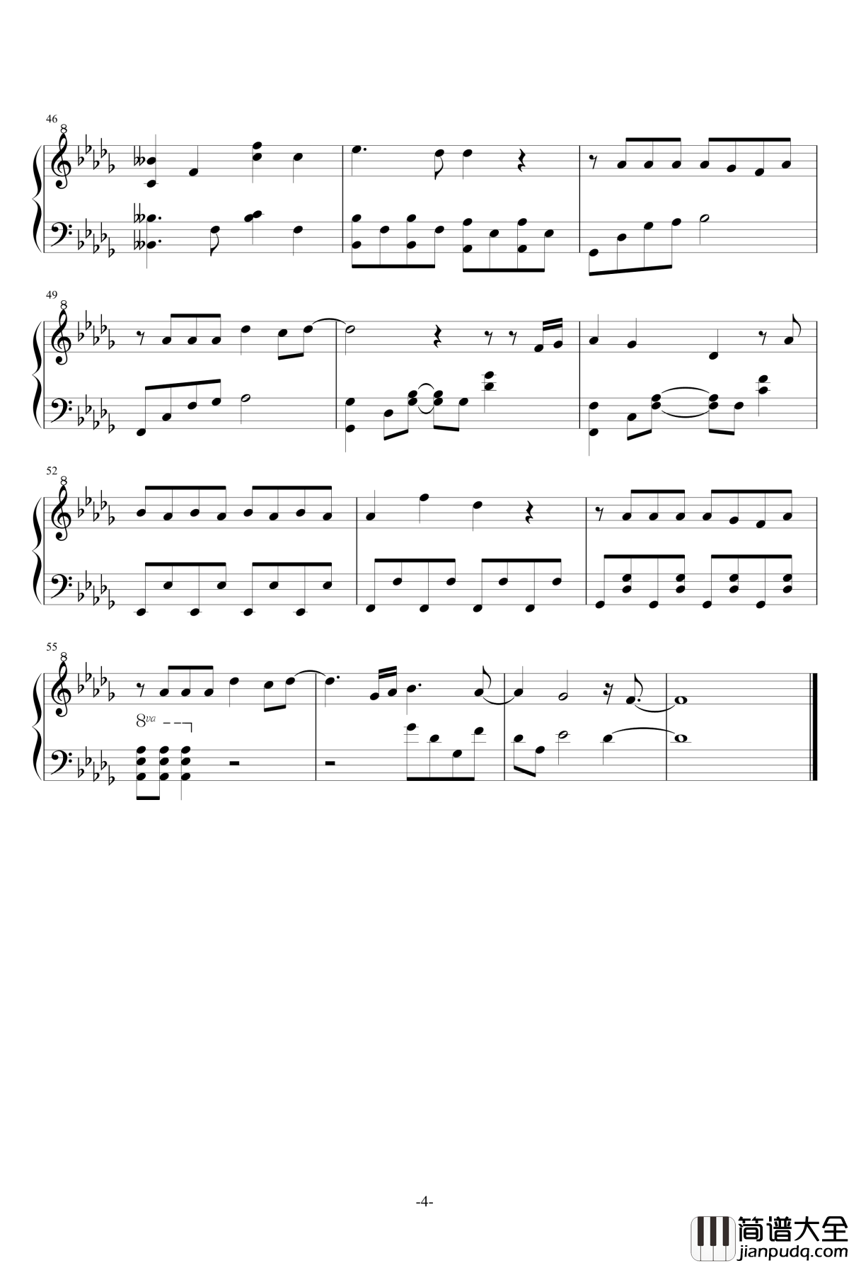 Candy_Magic钢琴谱_山田君和七人魔女