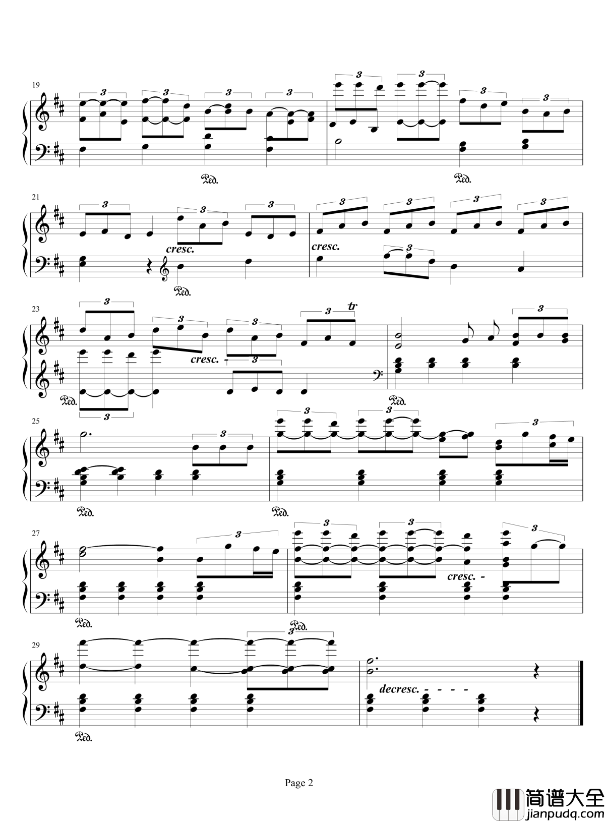 阴阳师庭院主题曲钢琴谱