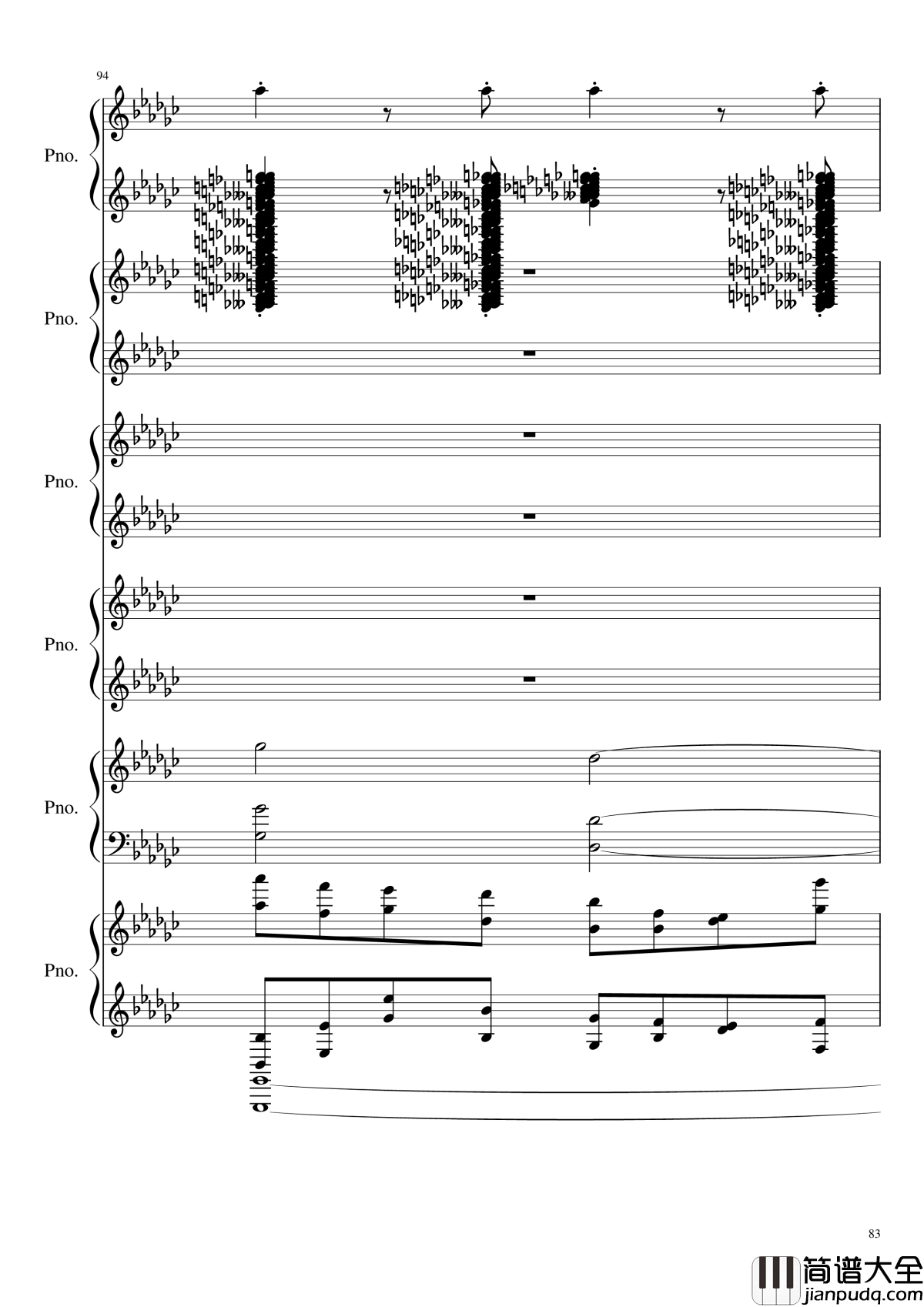圆周率钢琴谱_黑化_圆周率