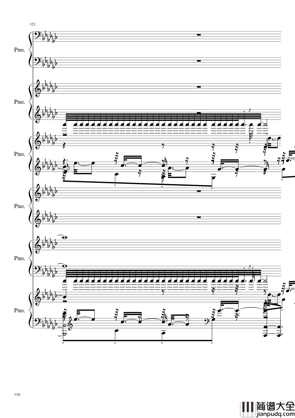 圆周率钢琴谱_黑化_圆周率