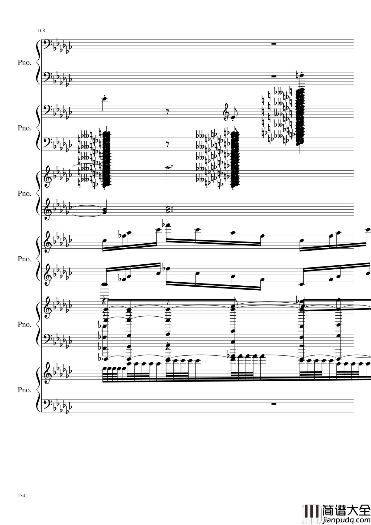 圆周率钢琴谱_黑化_圆周率